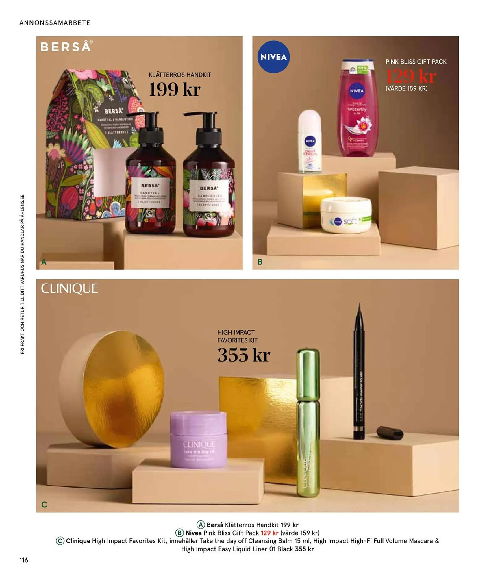 Åhléns reklamblad från 25 november till 24 december 2024 - Reklamblad sidor 116