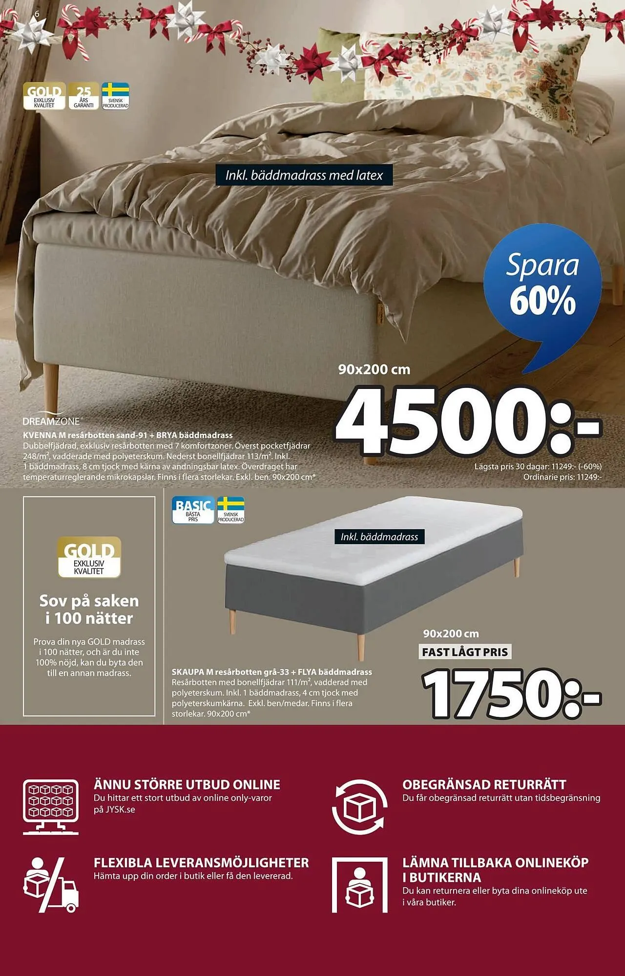 JYSK reklamblad från 15 december till 24 december 2025 - Reklamblad sidor 6