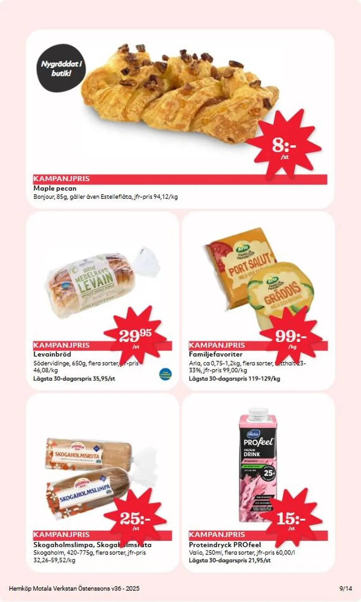 Östenssons reklamblad från 1 september till 7 september 2025 - Reklamblad sidor 9