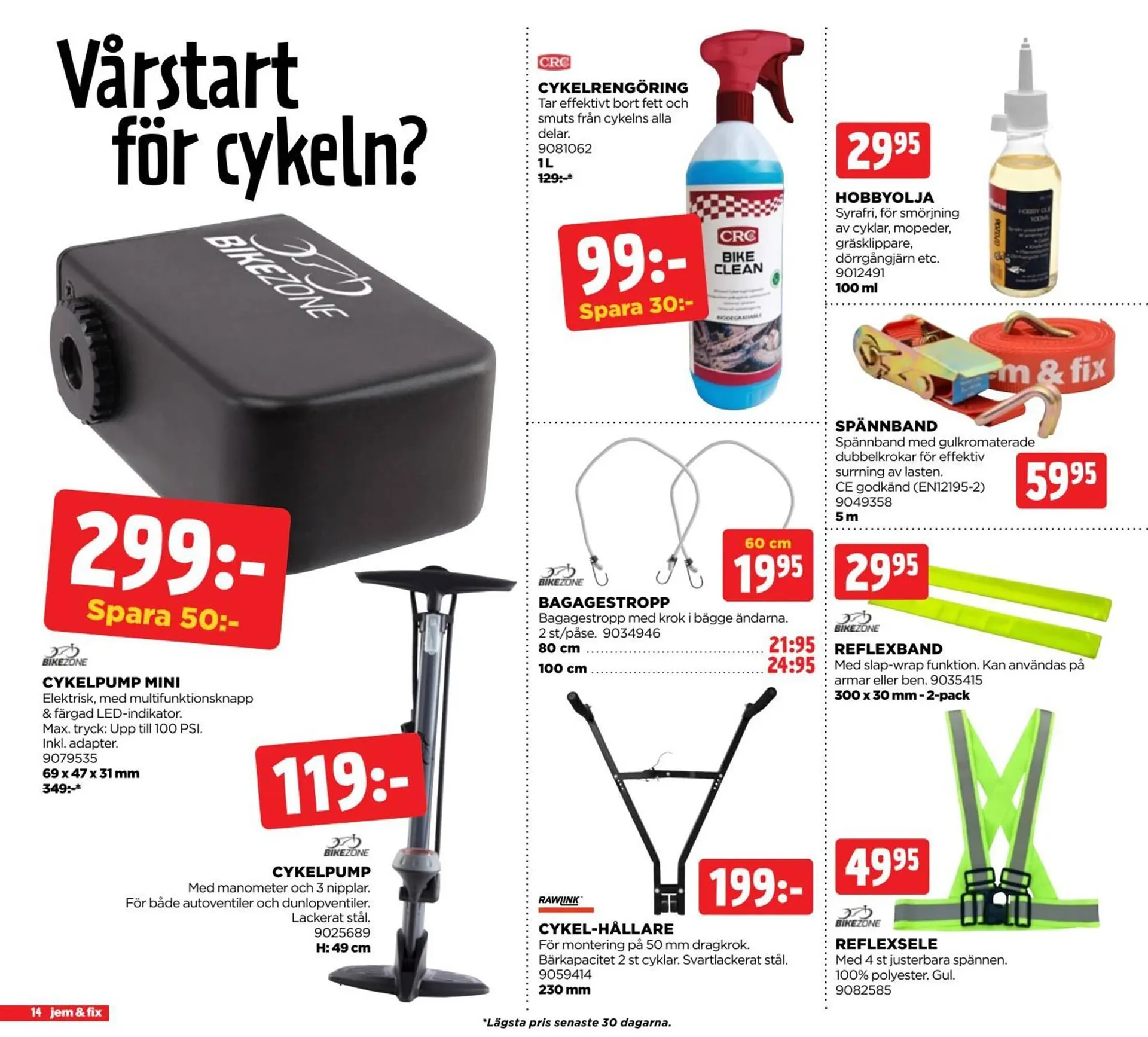 Jem&Fix reklamblad från 2 mars till 16 mars 2026 - Reklamblad sidor 14