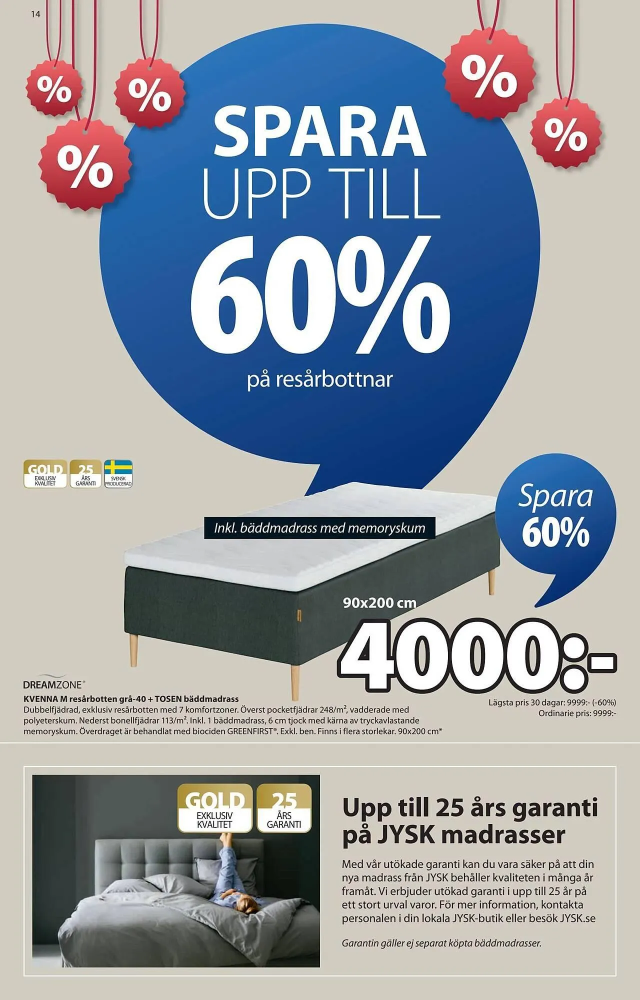 JYSK reklamblad från 24 december till 19 januari 2026 - Reklamblad sidor 14