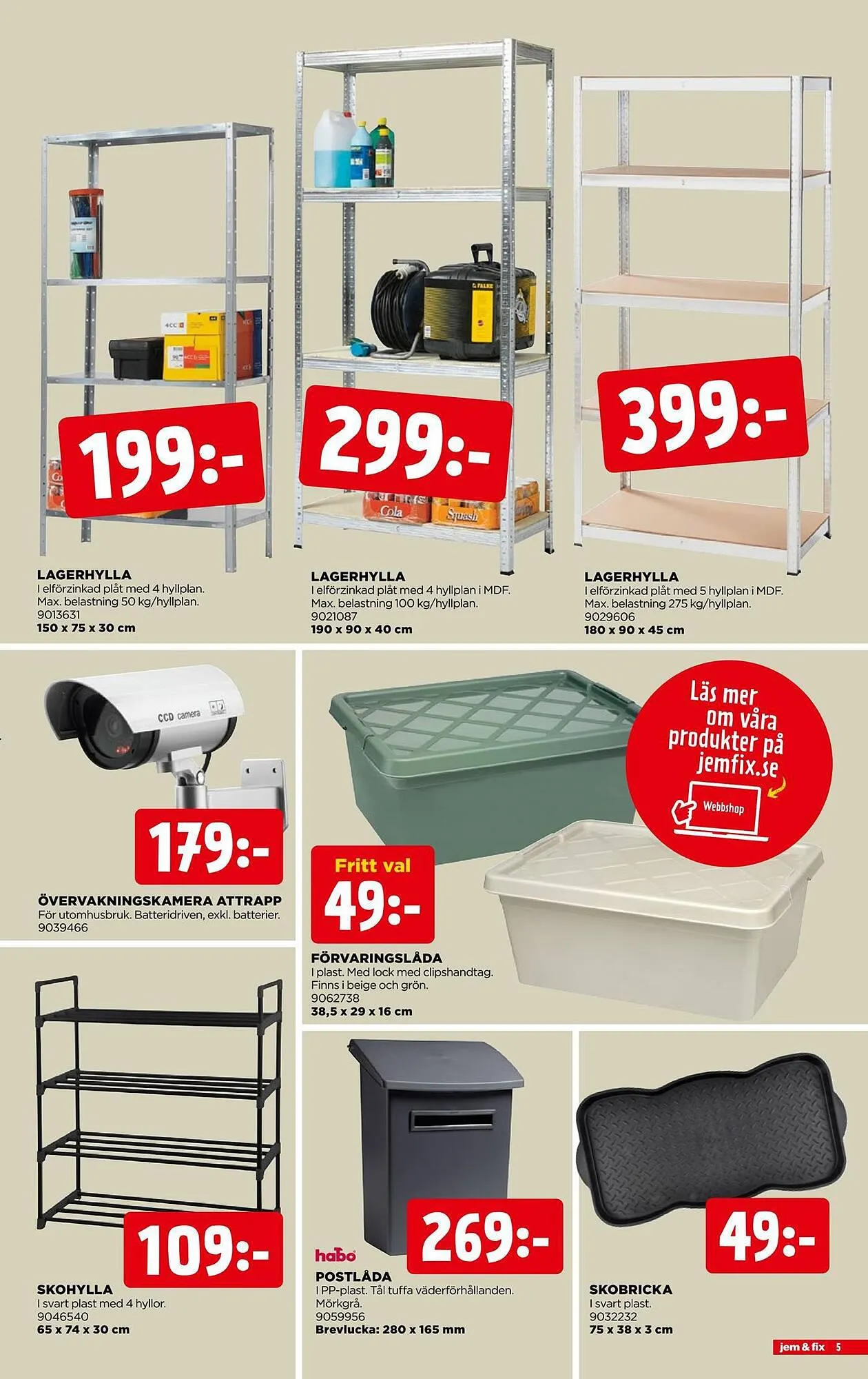 Jem&Fix reklamblad från 24 september till 8 oktober 2023 - Reklamblad sidor 5