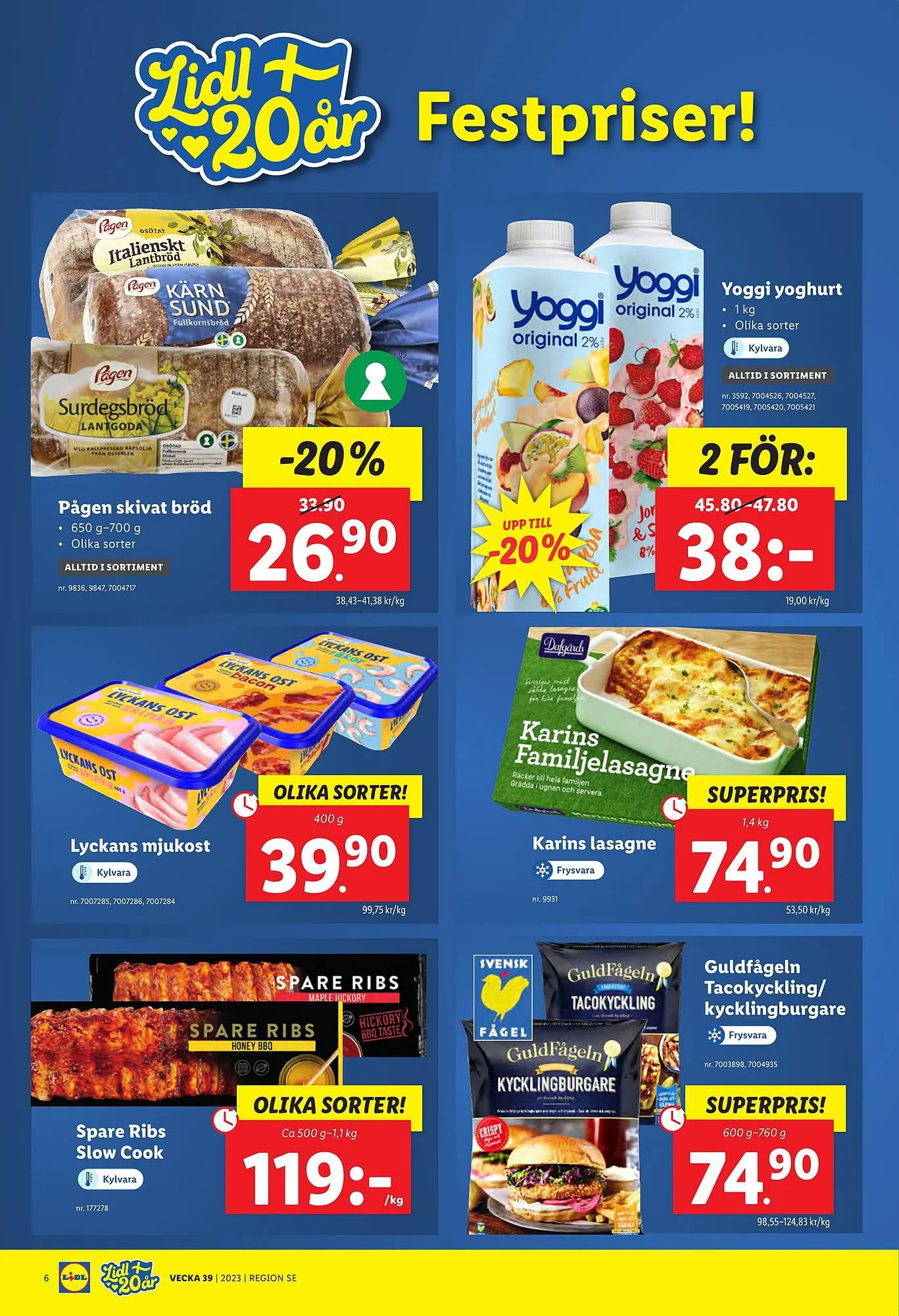 Lidl reklamblad från 25 september till 1 oktober 2023 - Reklamblad sidor 6