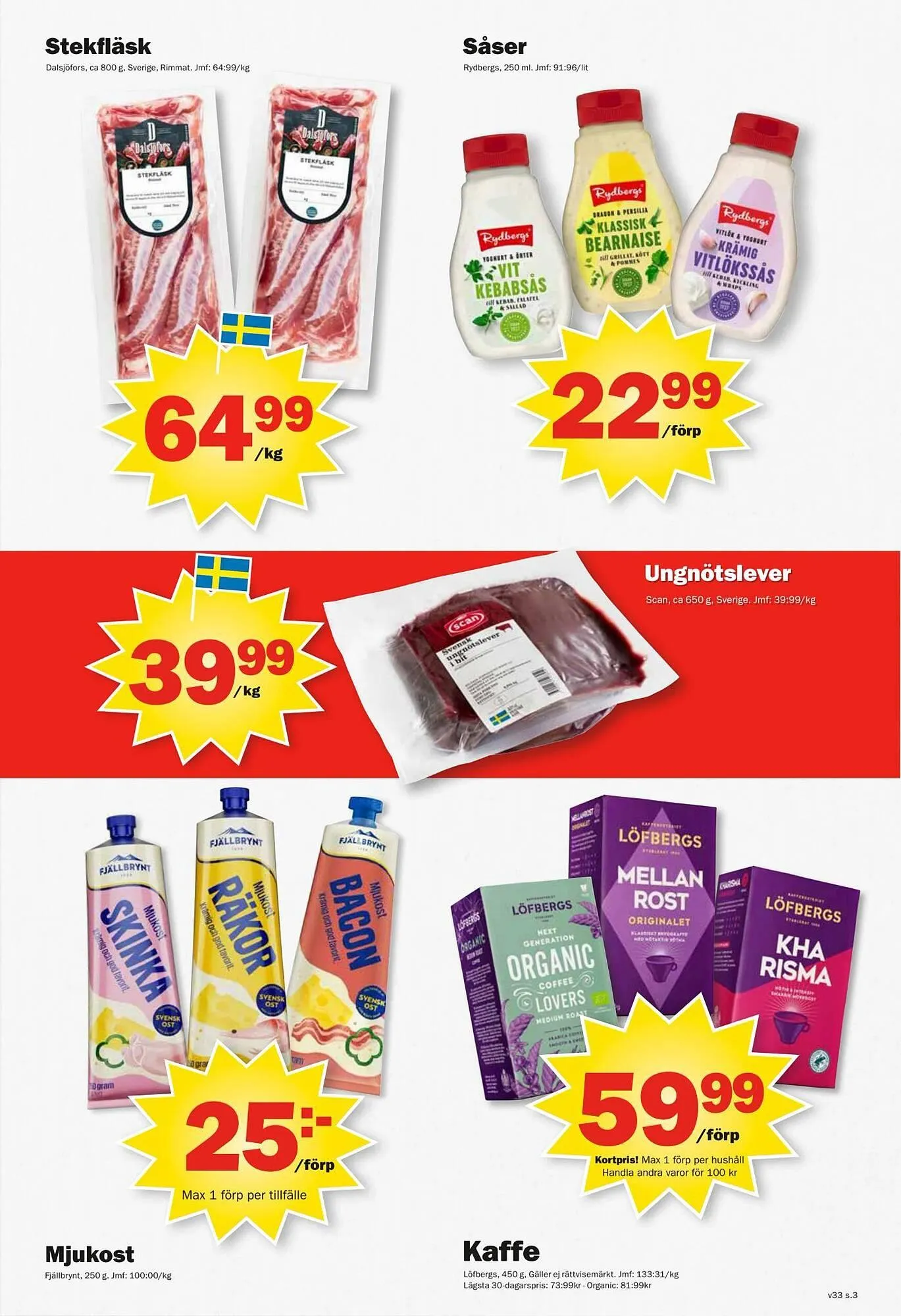 Pekås reklamblad från 11 augusti till 17 augusti 2025 - Reklamblad sidor 3