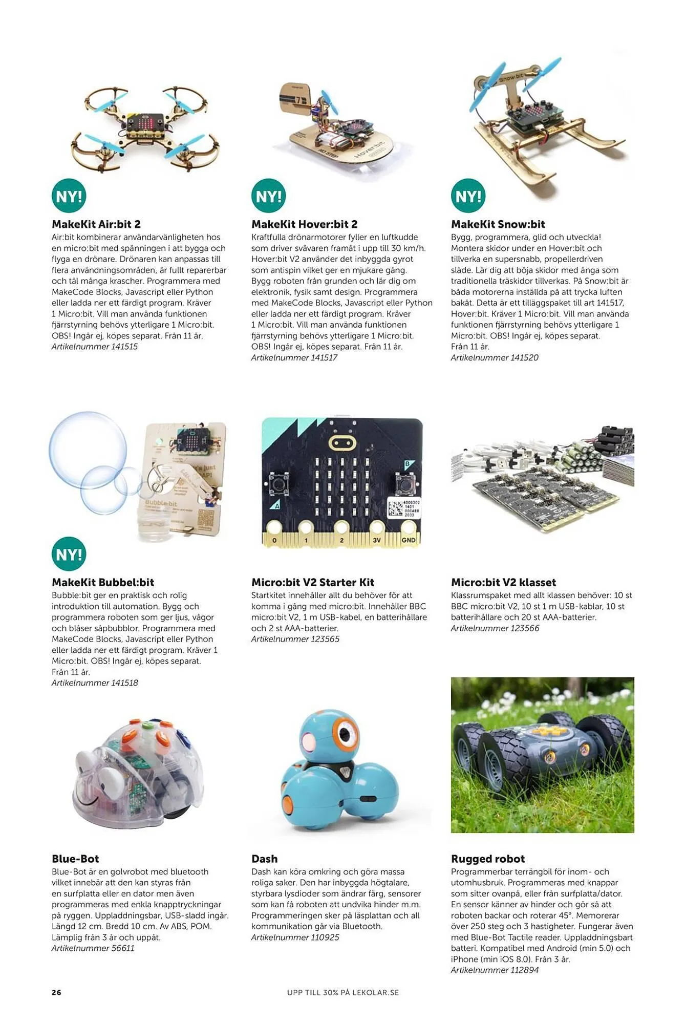 Lekolar reklamblad från 23 februari till 31 december 2024 - Reklamblad sidor 26