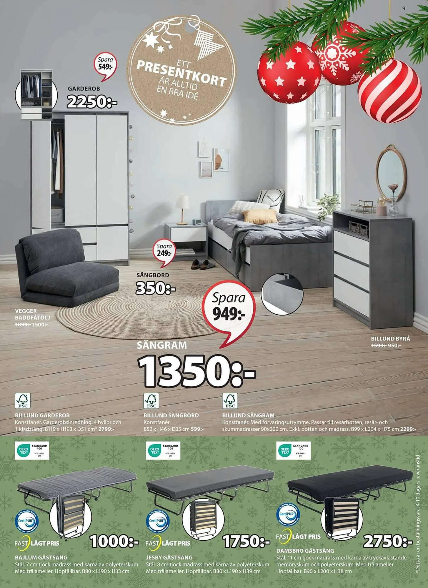 JYSK reklamblad från 27 november till 10 december 2023 - Reklamblad sidor 9
