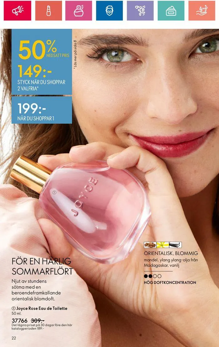 Oriflame reklamblad från 20 juni till 4 juli 2024 - Reklamblad sidor 22