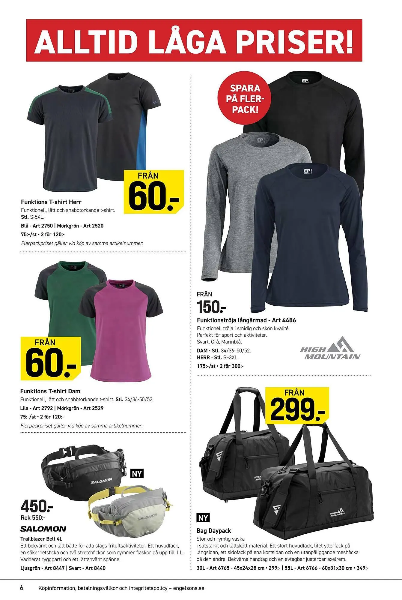 Engelsons reklamblad från 10 mars till 31 mars 2025 - Reklamblad sidor 6