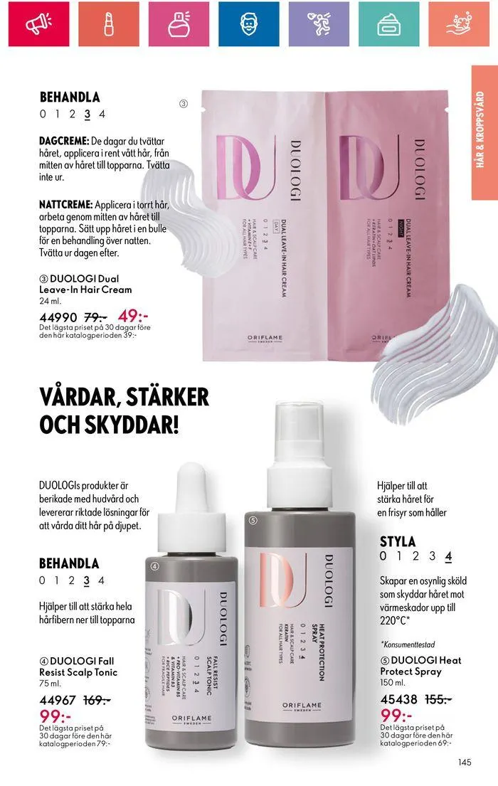 Oriflame reklamblad från 20 juni till 4 juli 2024 - Reklamblad sidor 145