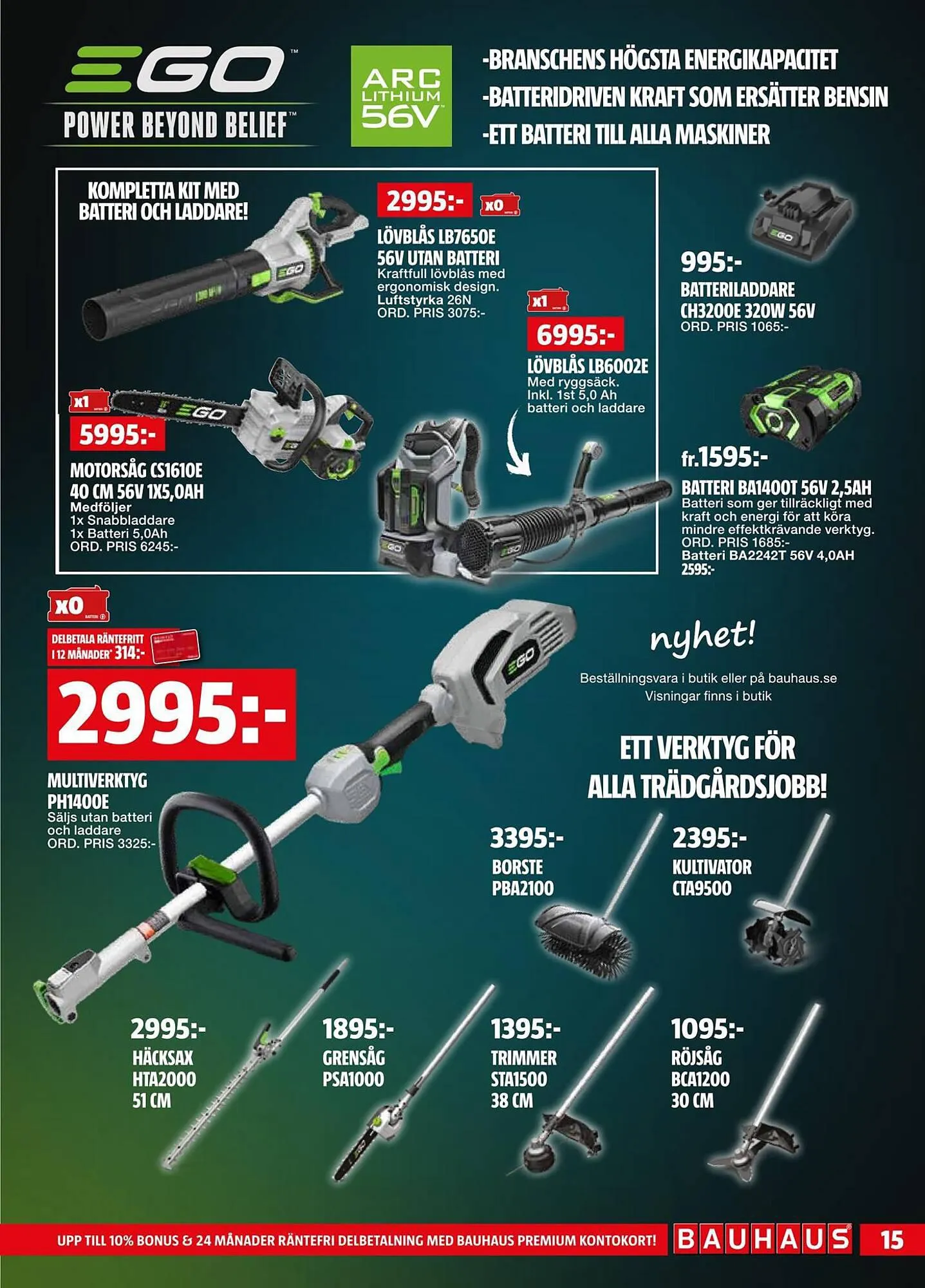 Bauhaus reklamblad från 1 oktober till 15 oktober 2023 - Reklamblad sidor 15