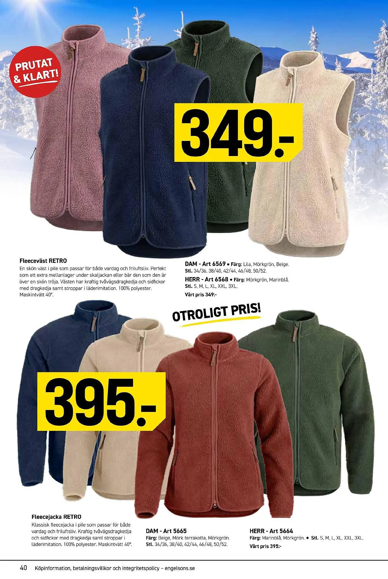 Engelsons reklamblad från 23 oktober till 30 november 2023 - Reklamblad sidor 40