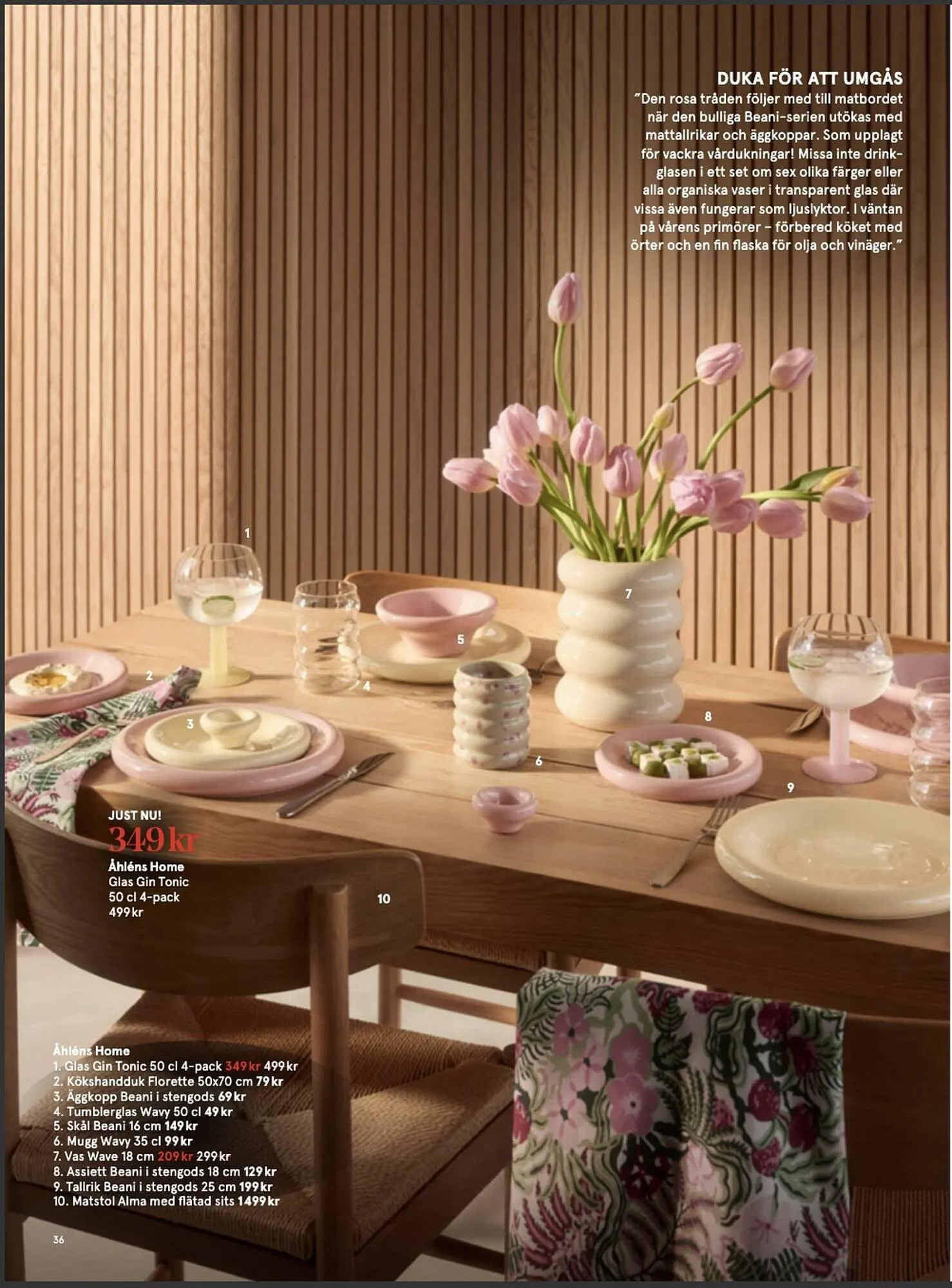 Åhléns reklamblad från 11 mars till 31 mars 2026 - Reklamblad sidor 36