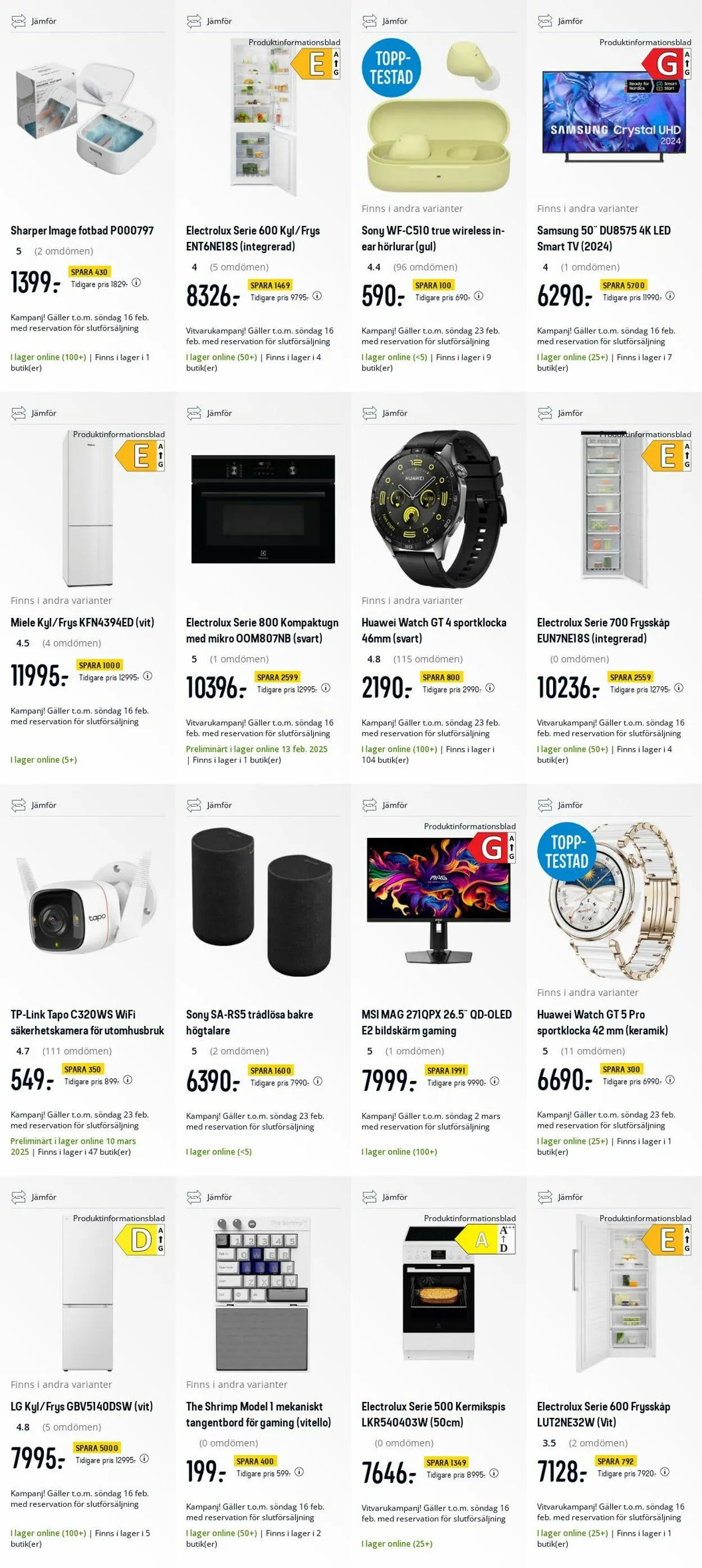 Elgiganten från 10 februari till 16 februari 2025 - Reklamblad sidor 40