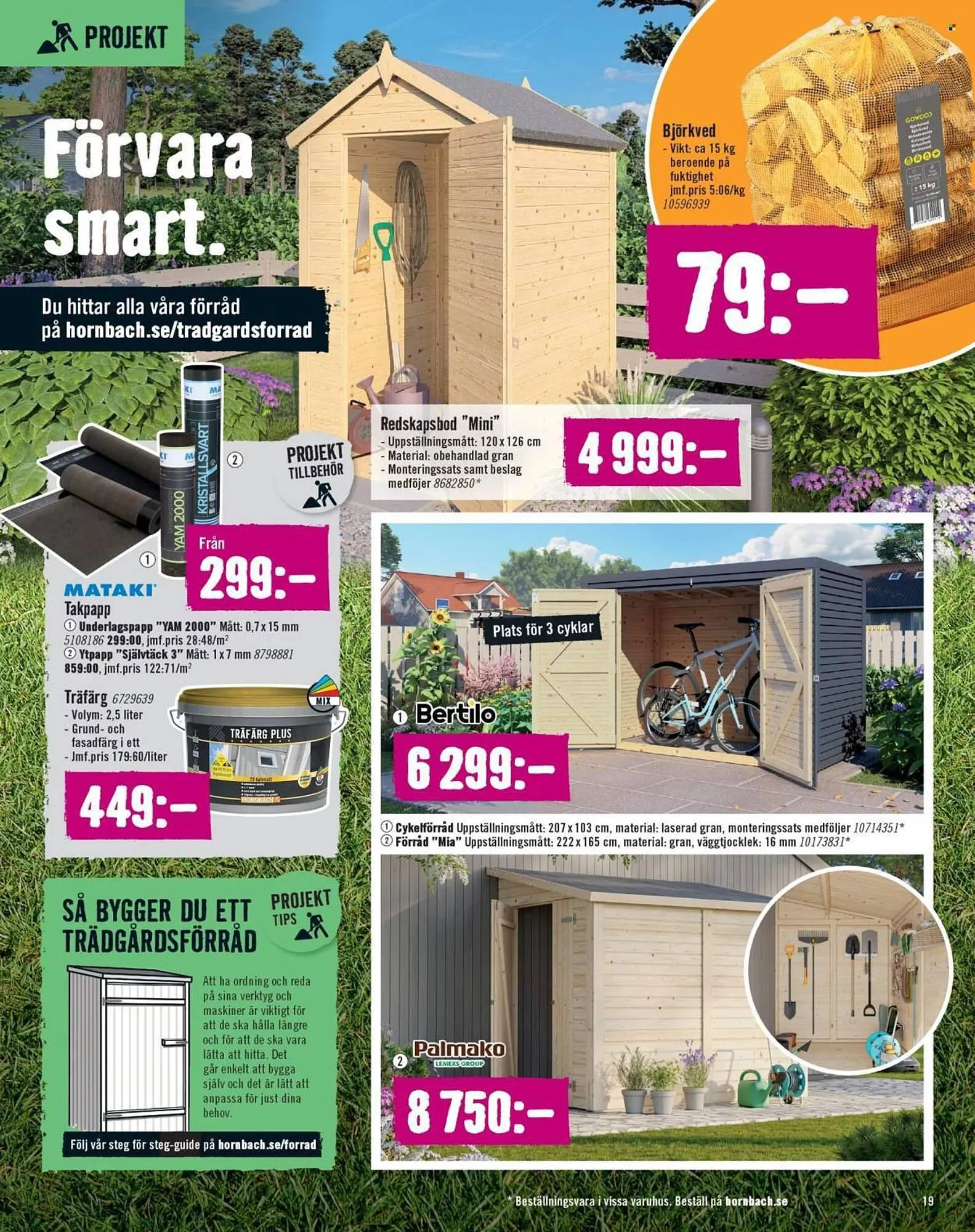Hornbach reklamblad från 31 augusti till 24 september 2025 - Reklamblad sidor 19