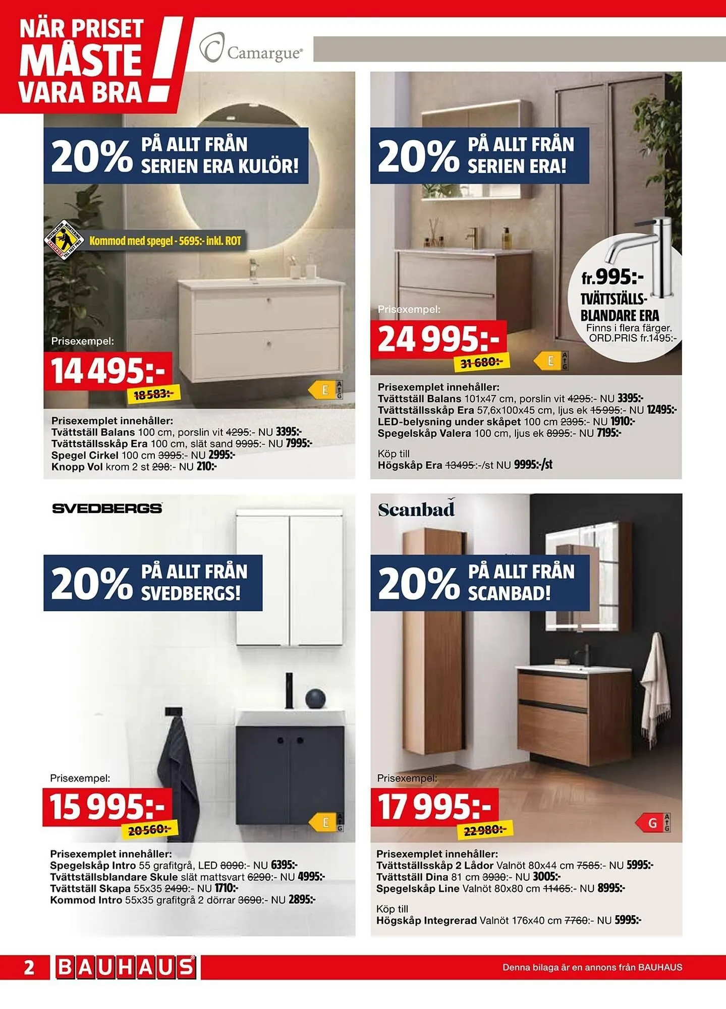 Bauhaus reklamblad från 3 mars till 16 mars 2025 - Reklamblad sidor 2