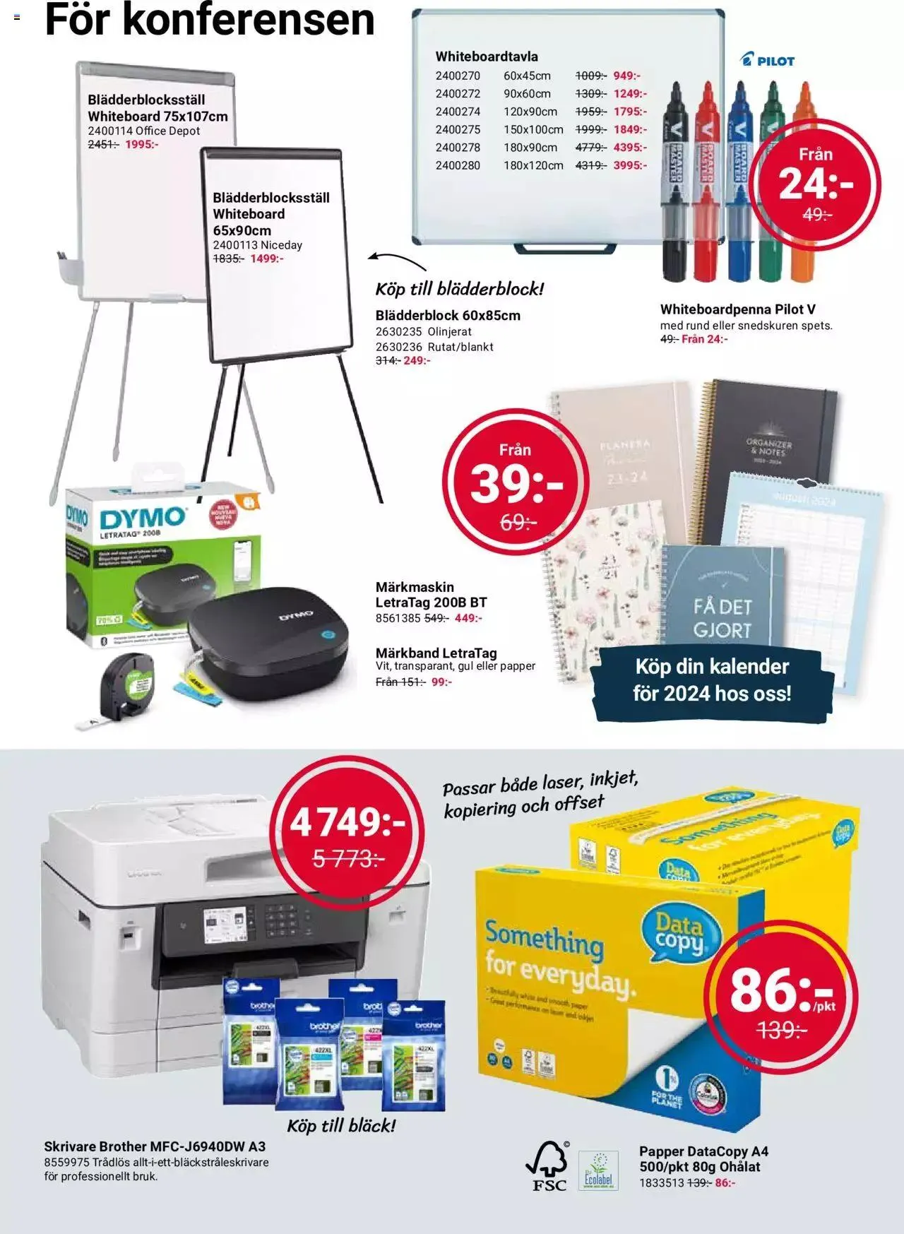 Office Depot - erbjudanden från 1 september till 30 september 2023 - Reklamblad sidor 3