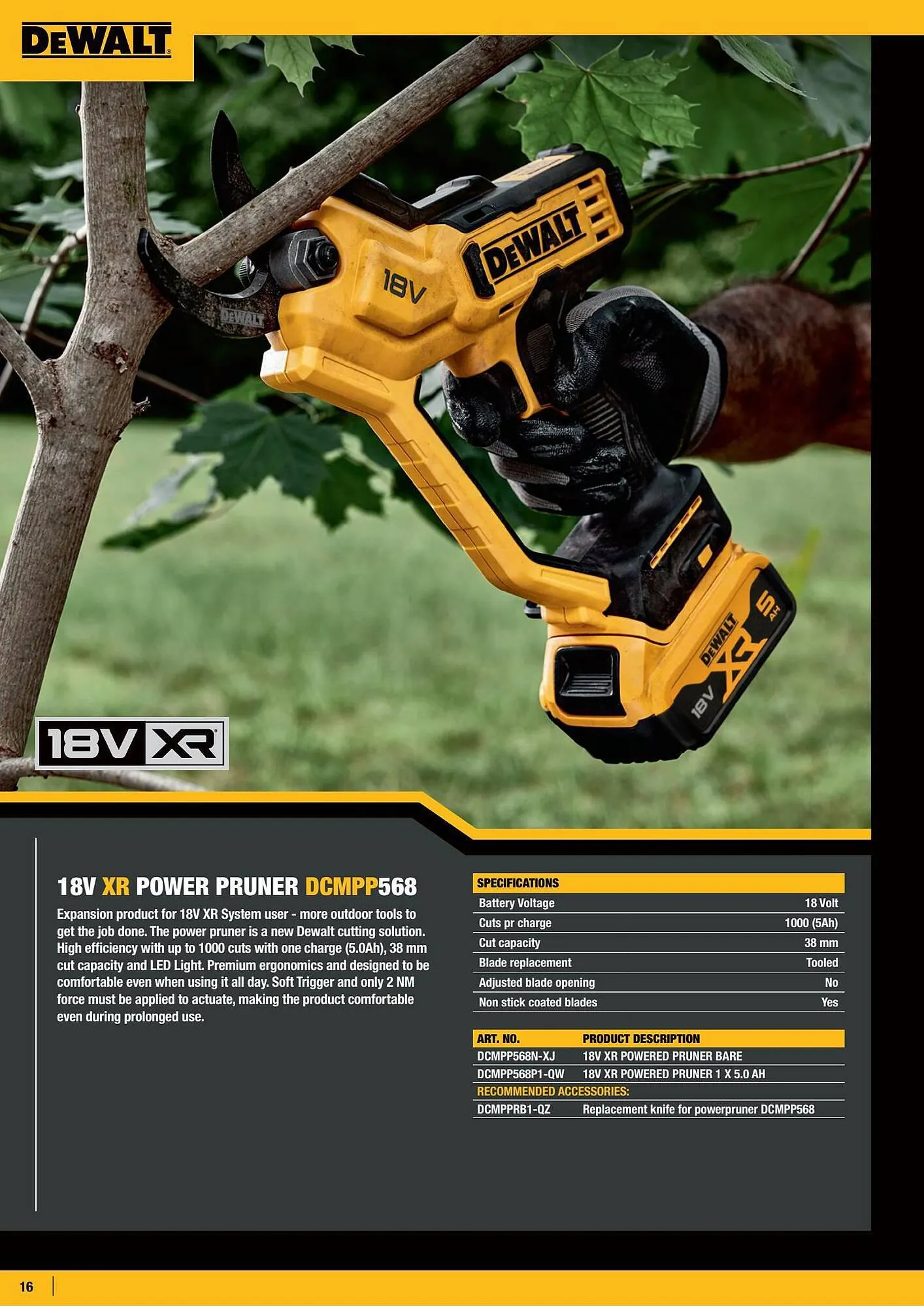 Dewalt reklamblad från 31 augusti till 30 september 2023 - Reklamblad sidor 16