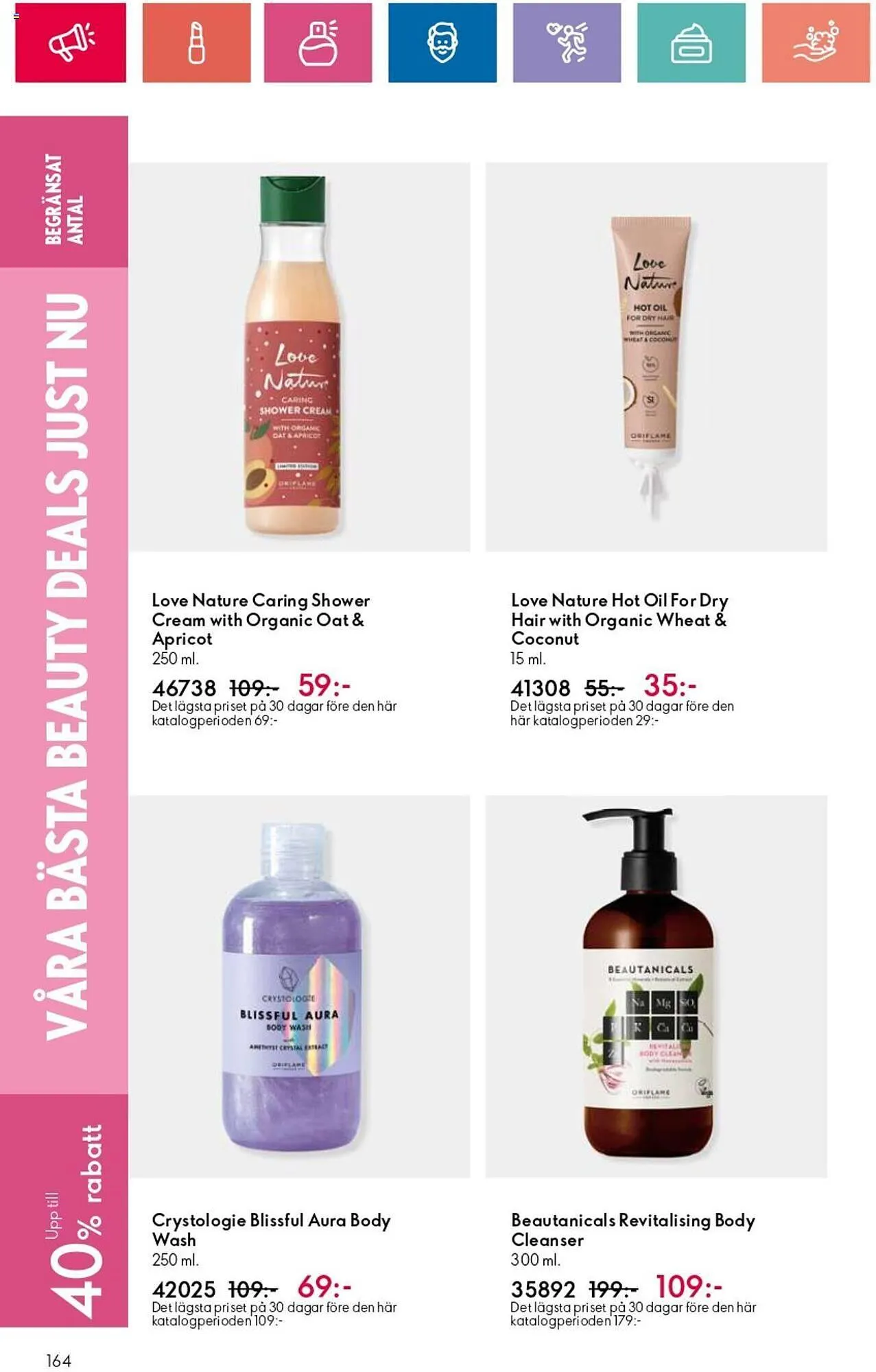 Oriflame reklamblad från 12 september till 2 oktober 2024 - Reklamblad sidor 164