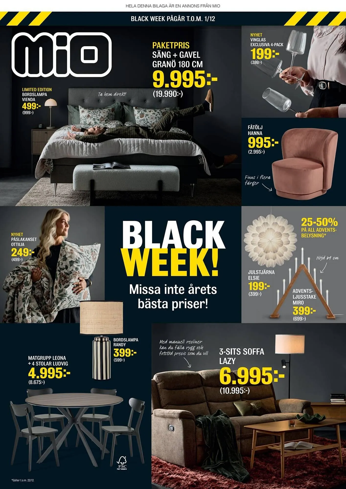 Mio reklamblad från 11 november till 1 december 2025 - Reklamblad sidor 1