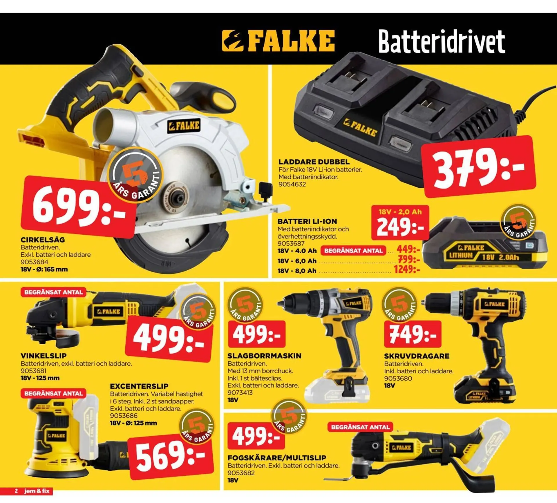 Jem&Fix reklamblad från 2 mars till 16 mars 2026 - Reklamblad sidor 2