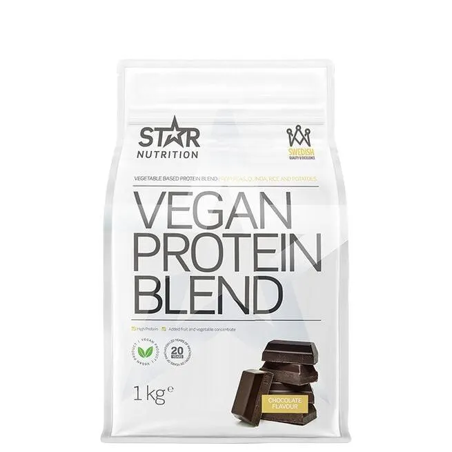 Vegan Protein Blend, 1 kg Choklad