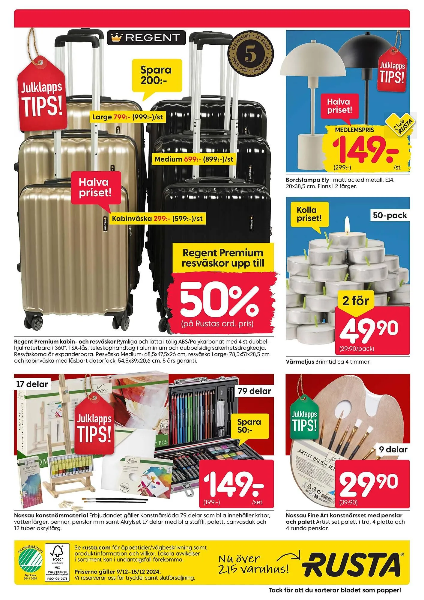 Rusta reklamblad från 9 december till 15 december 2024 - Reklamblad sidor 25