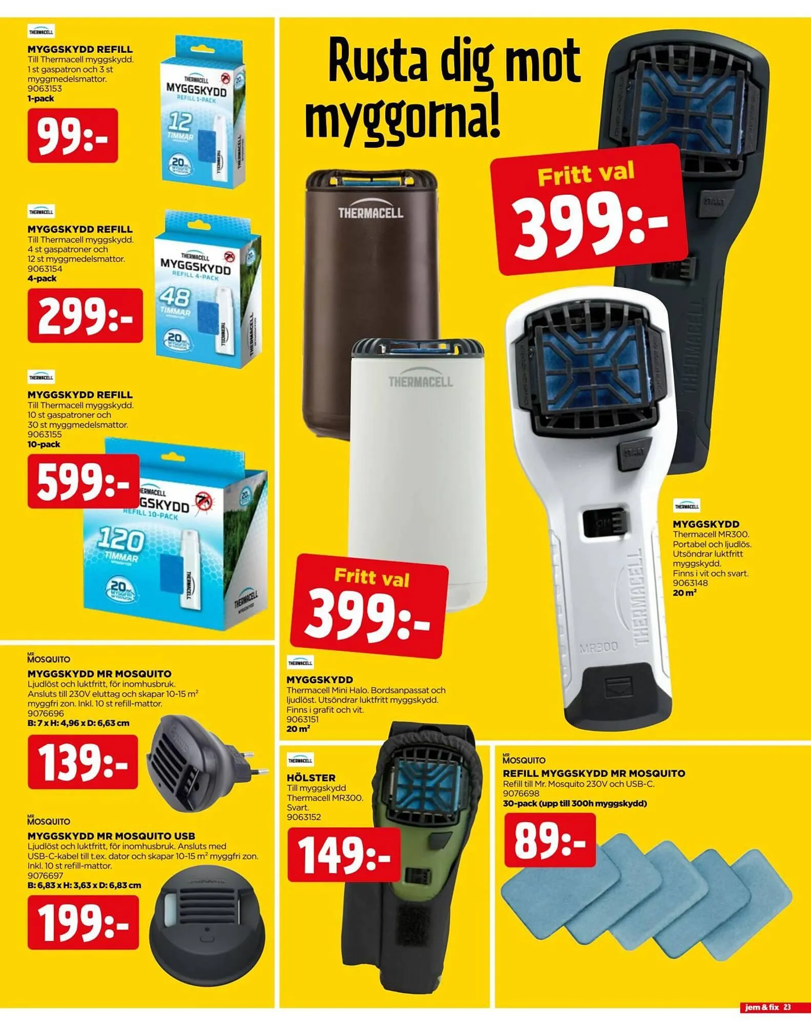 Jem&Fix reklamblad från 11 maj till 18 maj 2026 - Reklamblad sidor 23