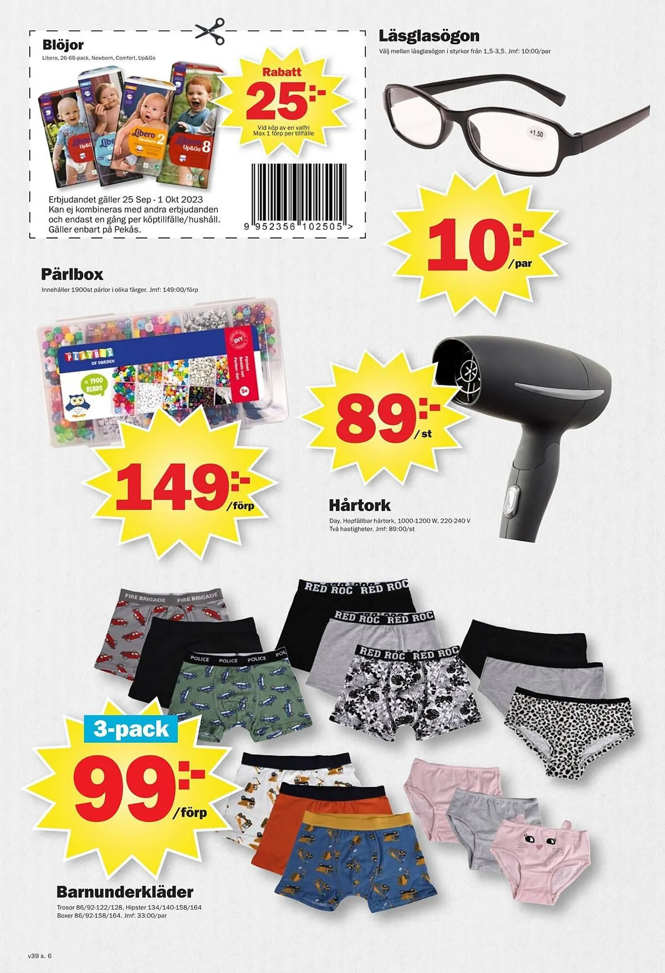 Pekås reklamblad från 25 september till 1 oktober 2023 - Reklamblad sidor 6