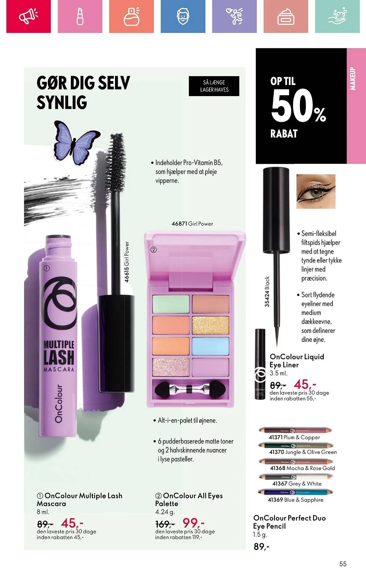Oriflame reklamblad från 30 mars till 19 april 2025 - Reklamblad sidor 55
