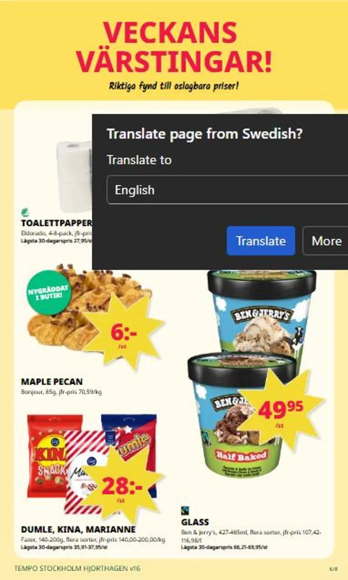Tempo reklamblad från 13 april till 19 april 2026 - Reklamblad sidor 6