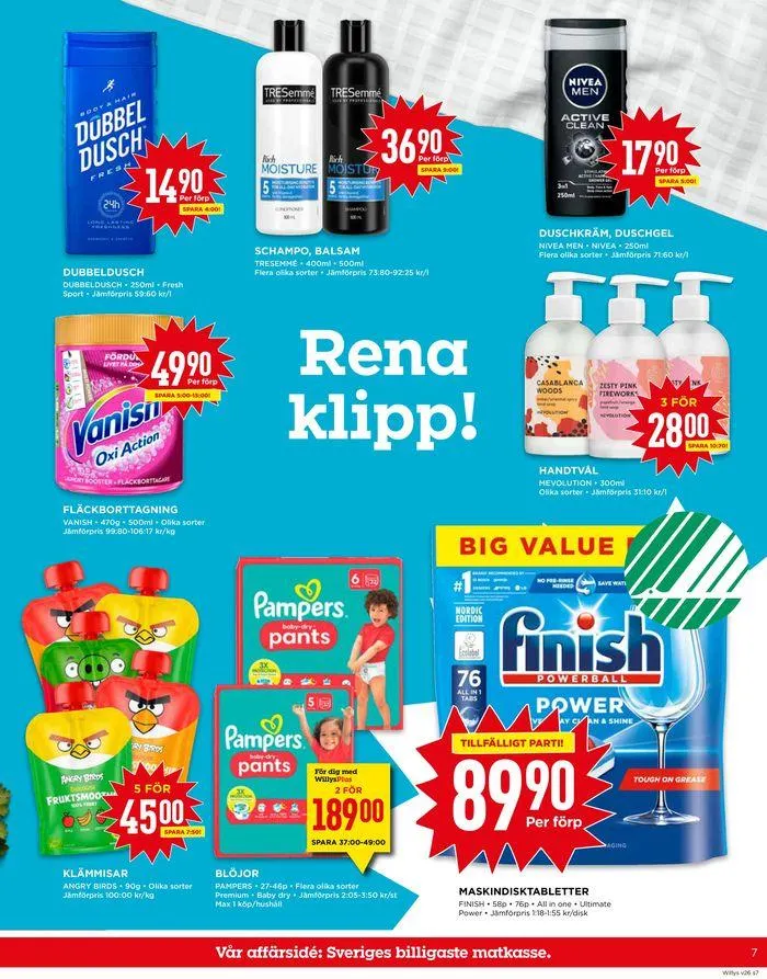 Willys Erbjudanden från 24 juni till 30 juni 2024 - Reklamblad sidor 7