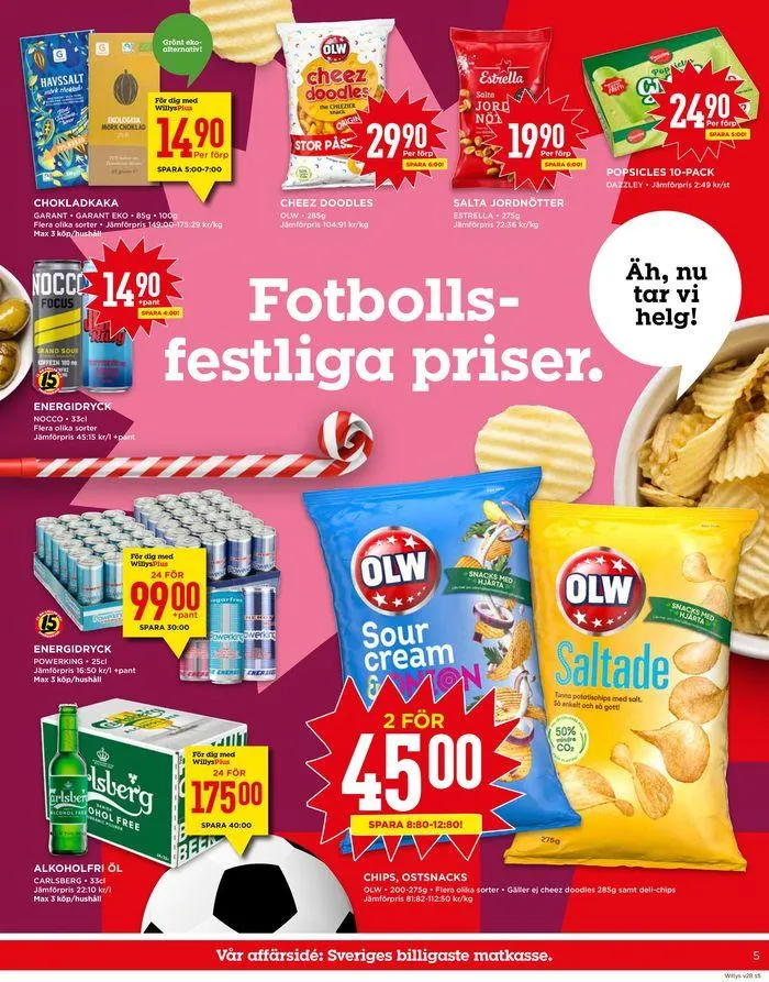Willys Erbjudanden från 8 juli till 14 juli 2024 - Reklamblad sidor 5