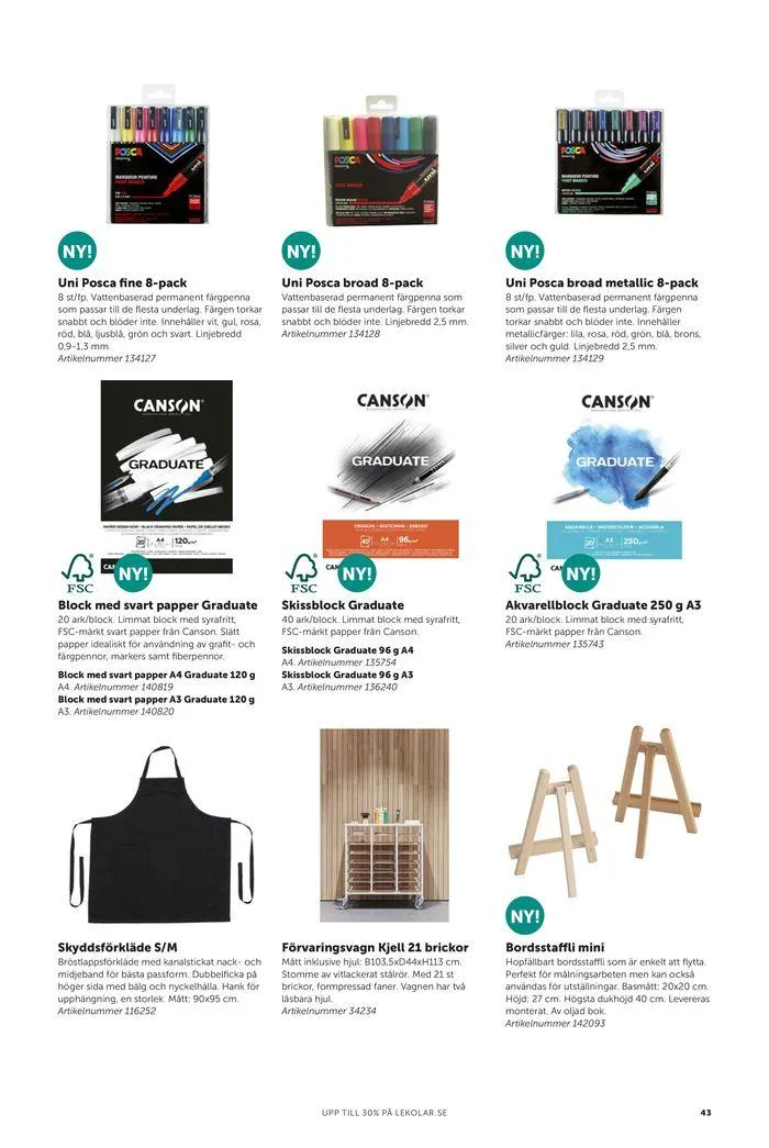 Nyheter och favoriter skola och fritidshem 2024 från 23 februari till 31 december 2024 - Reklamblad sidor 43