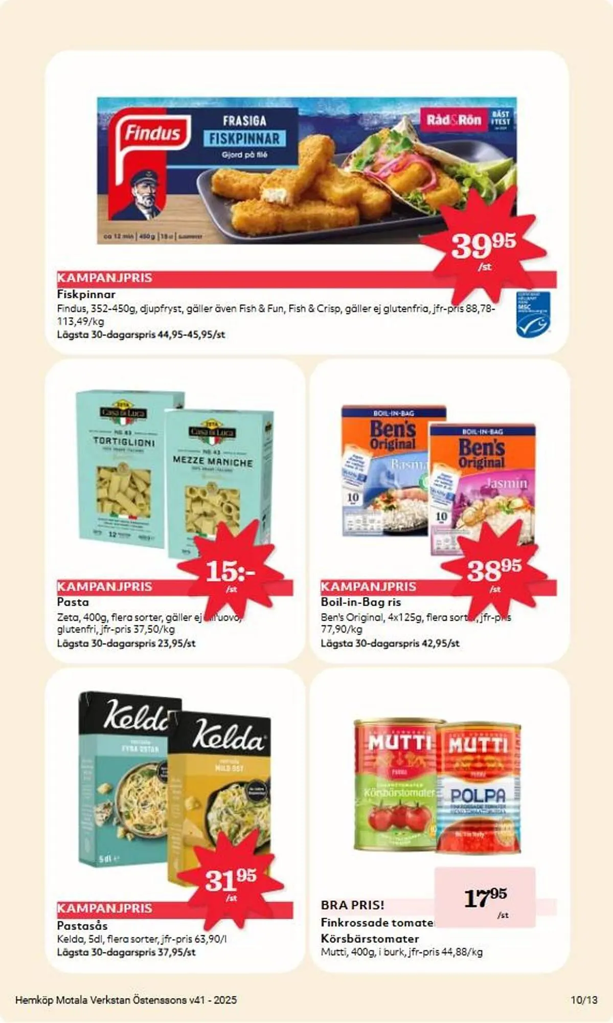 Hemköp reklamblad från 6 oktober till 12 oktober 2025 - Reklamblad sidor 10