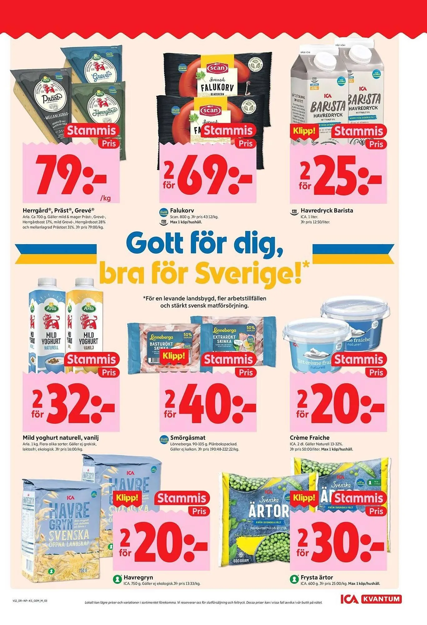 ICA Kvantum reklamblad från 16 mars till 22 mars 2026 - Reklamblad sidor 3