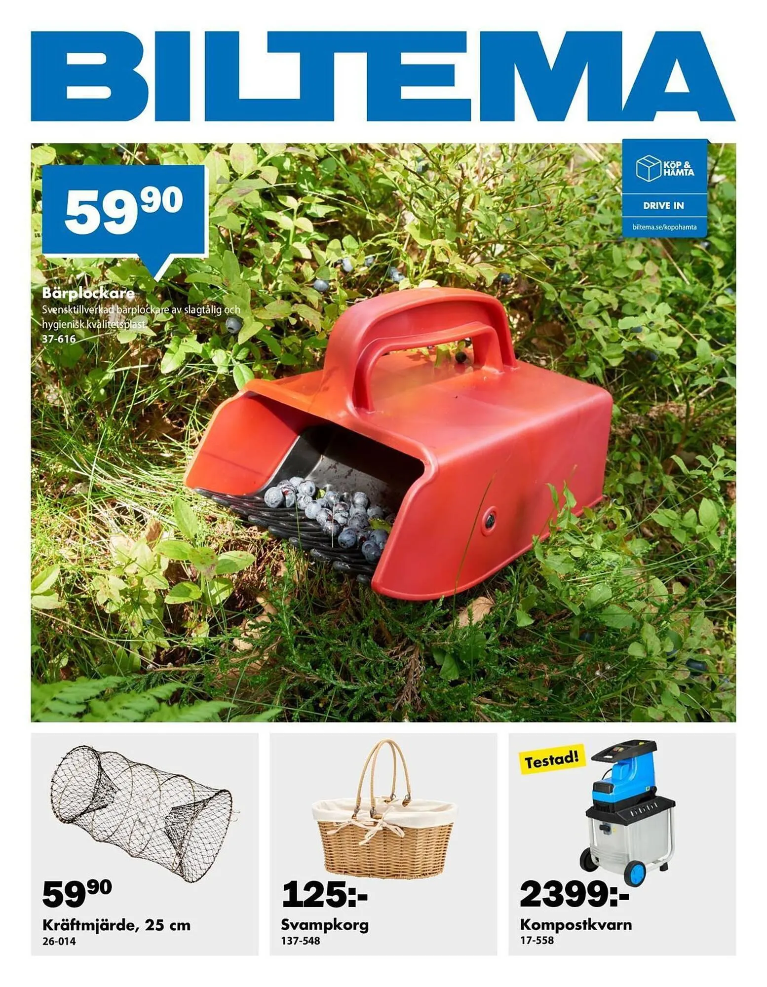 Biltema reklamblad - 1