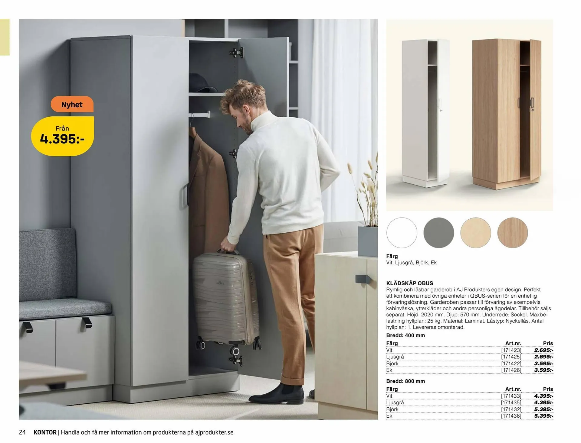 AJ Produkter reklamblad från 8 oktober till 4 december 2023 - Reklamblad sidor 24