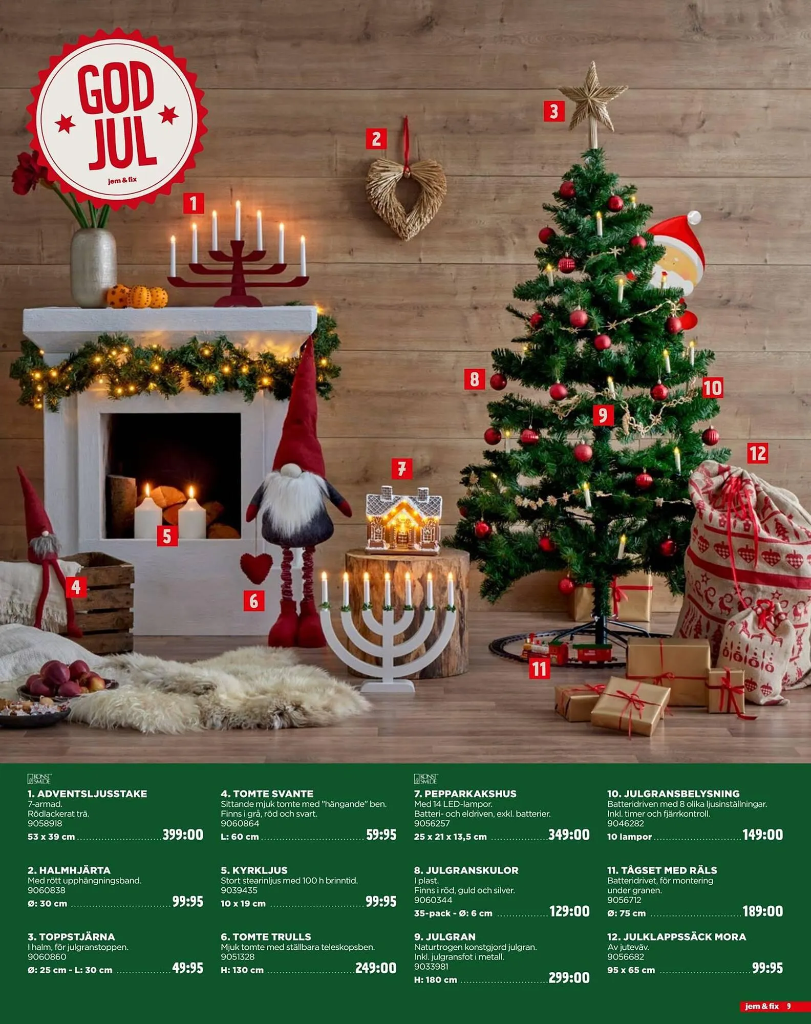 Jem&Fix reklamblad från 29 oktober till 24 december 2023 - Reklamblad sidor 9
