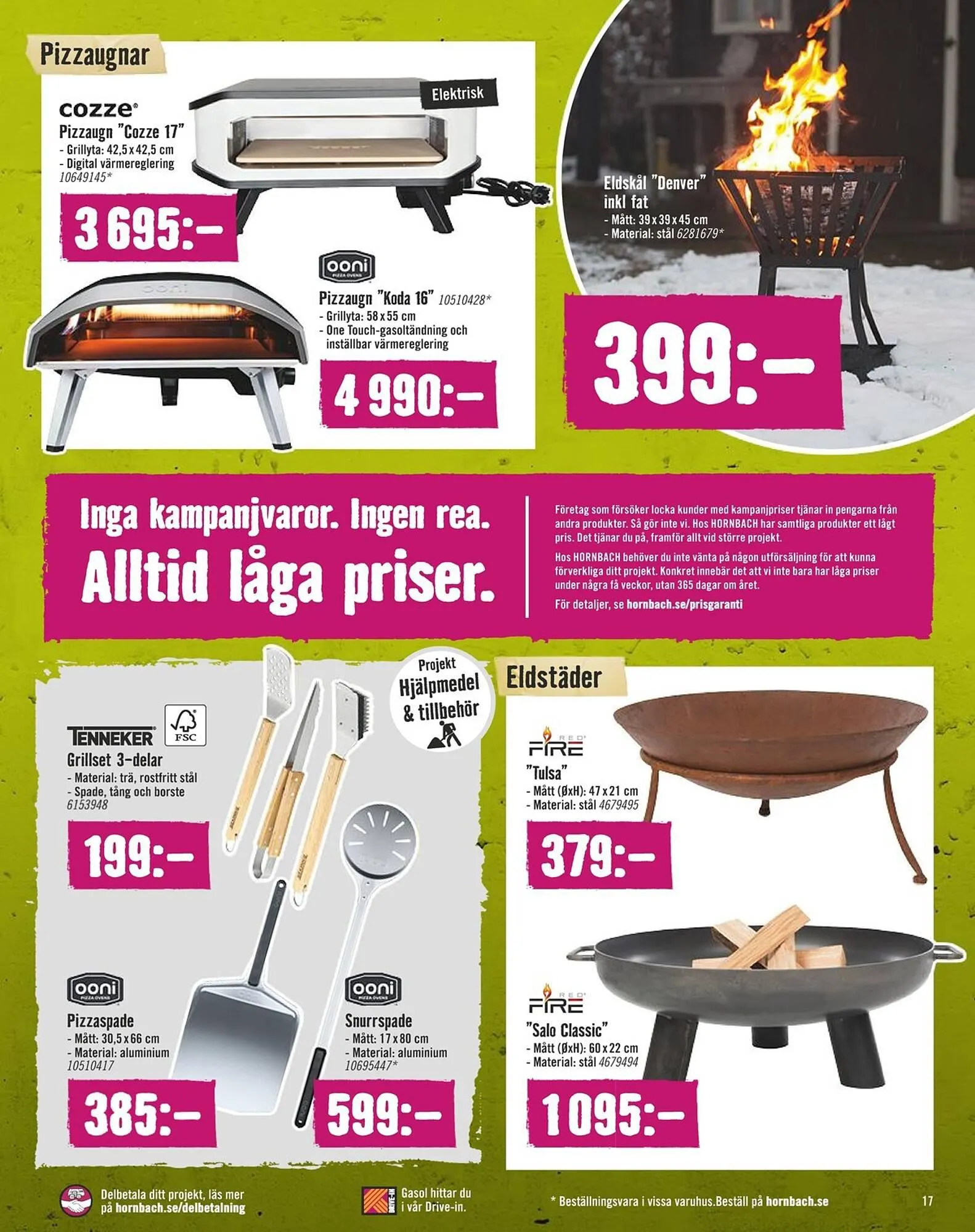 Hornbach reklamblad från 27 oktober till 22 november 2023 - Reklamblad sidor 17