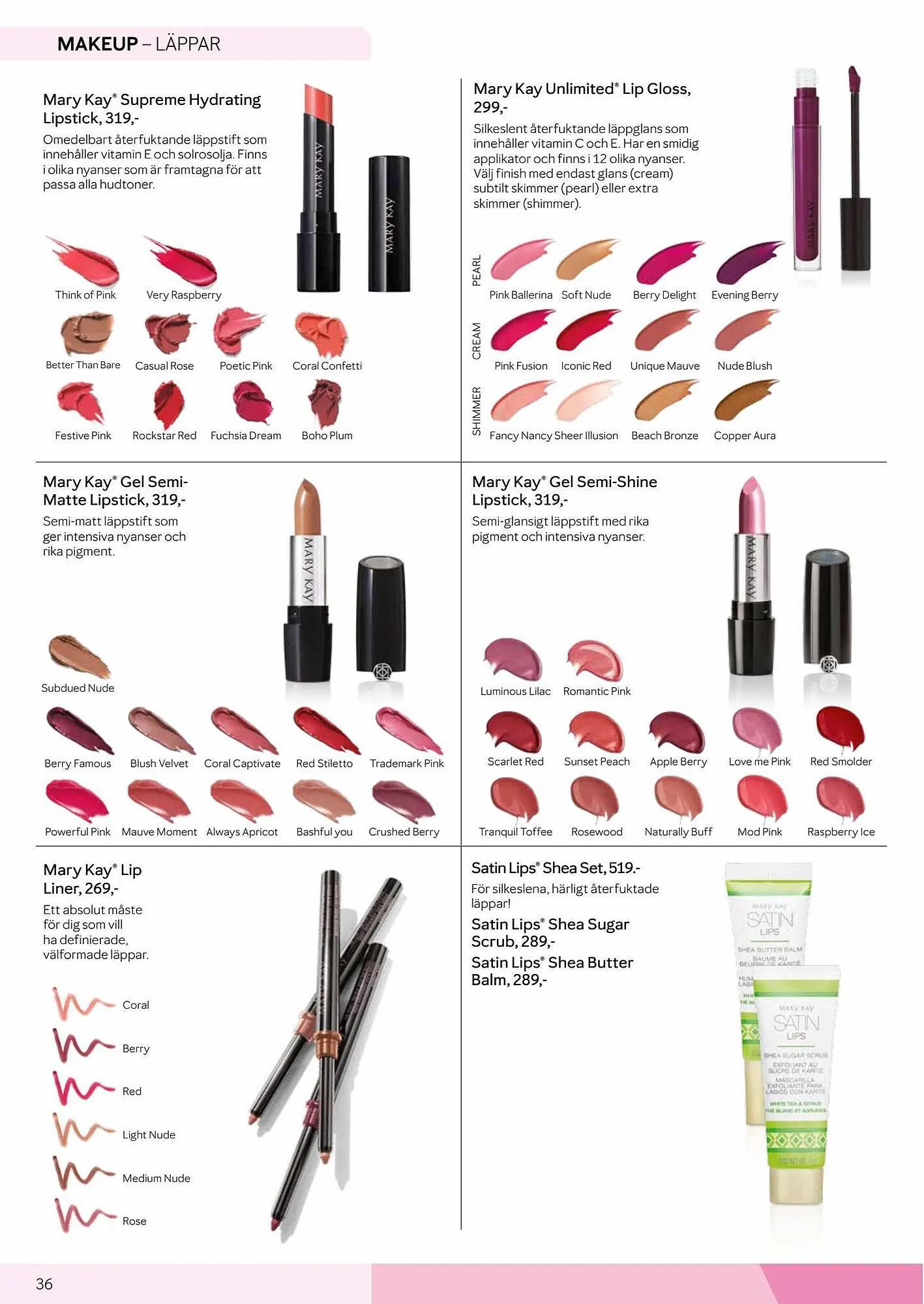 Mary Kay reklamblad från 29 oktober till 29 februari 2024 - Reklamblad sidor 36