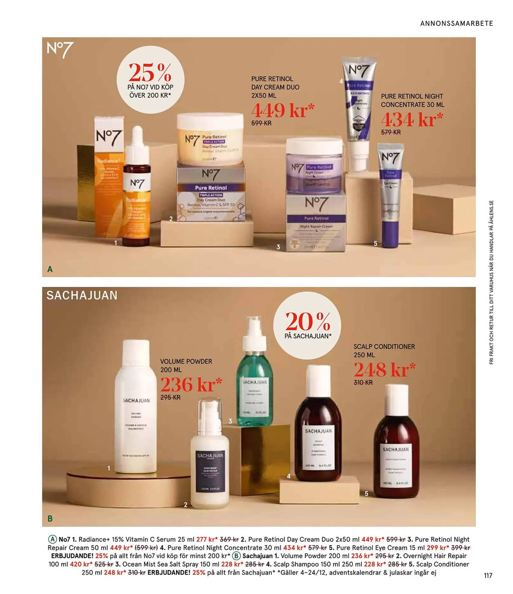 Åhléns reklamblad från 25 november till 24 december 2024 - Reklamblad sidor 117
