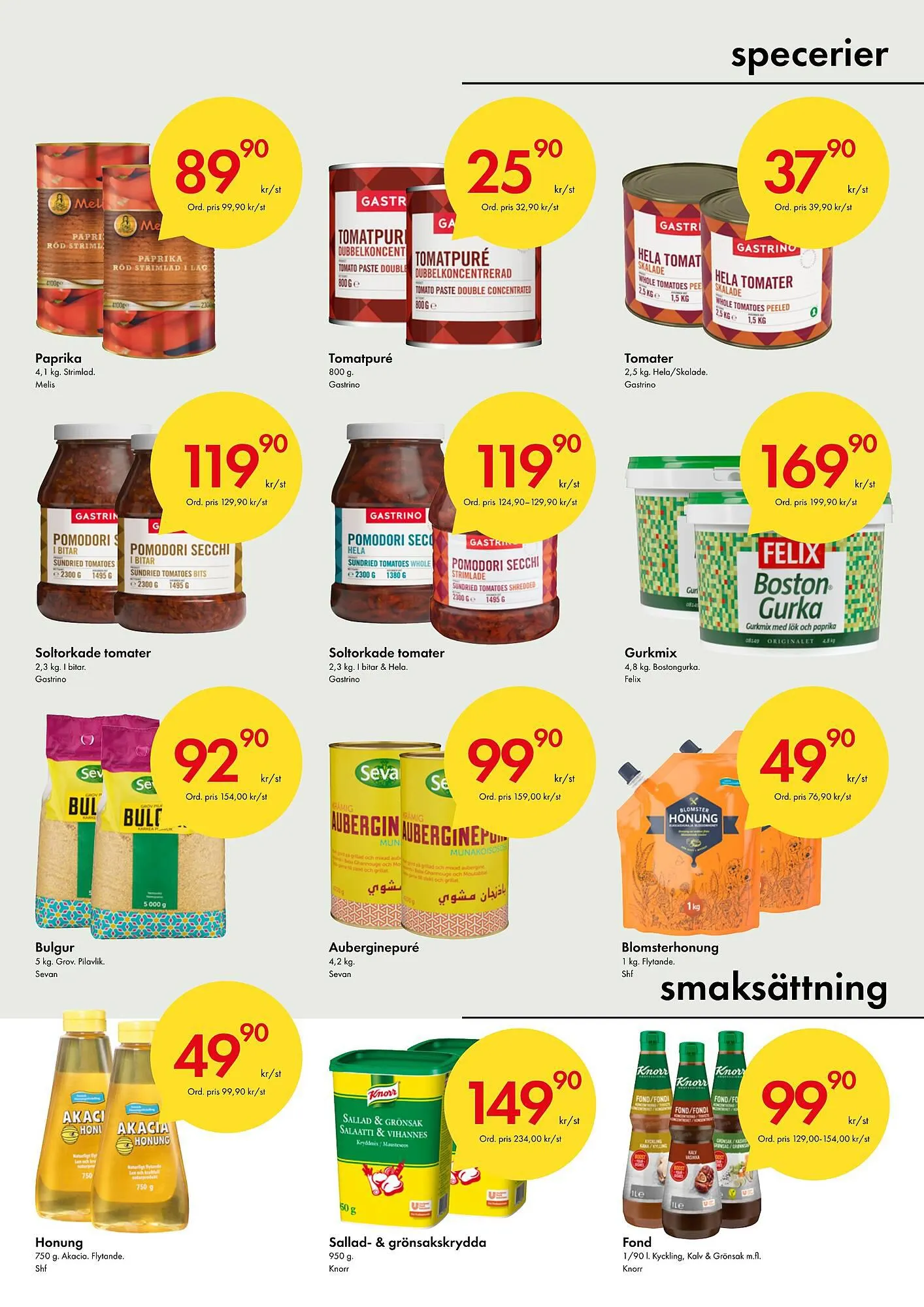 Snabbgross reklamblad från 25 september till 8 oktober 2023 - Reklamblad sidor 7