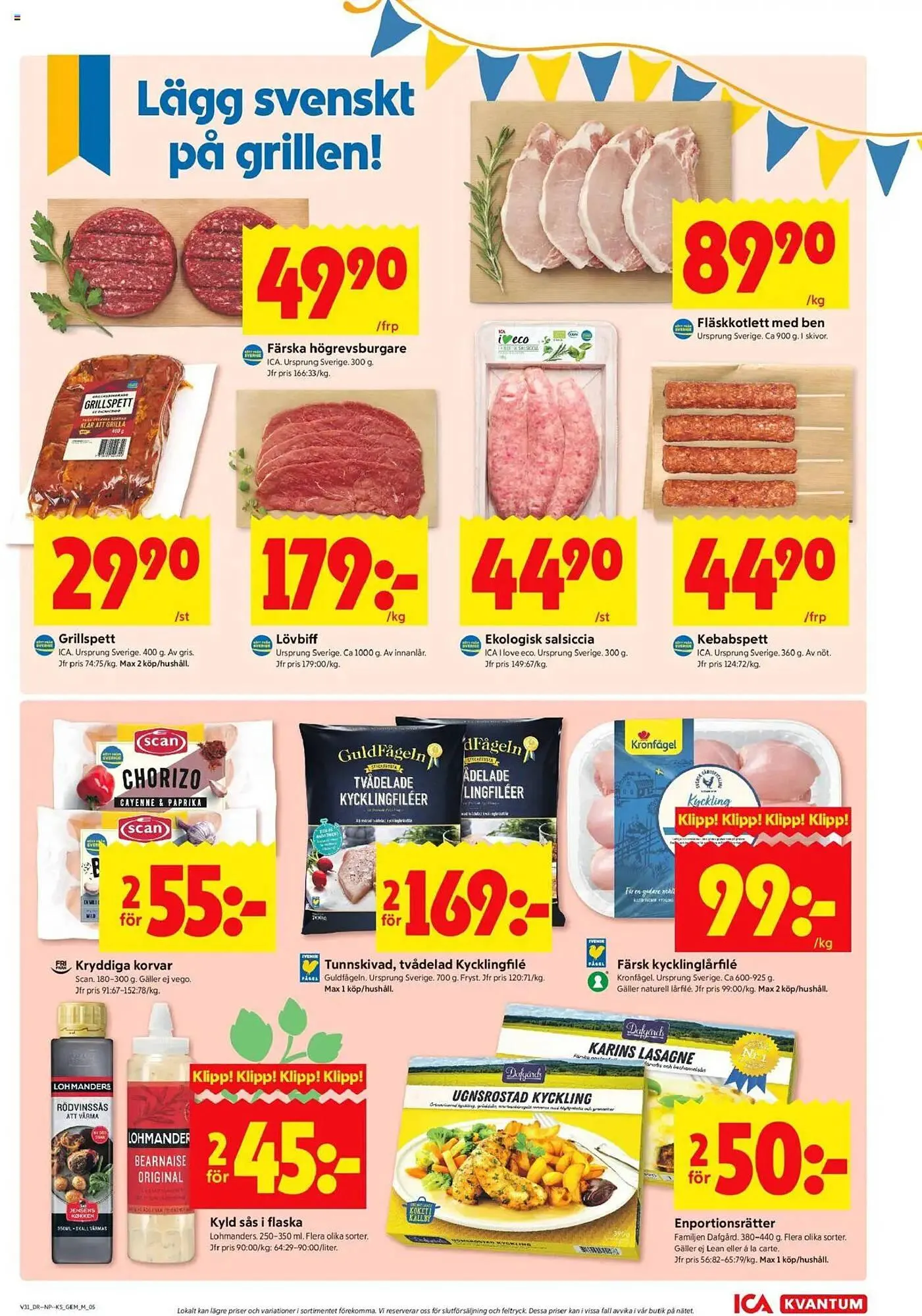ICA Kvantum reklamblad från 28 juli till 3 augusti 2025 - Reklamblad sidor 5
