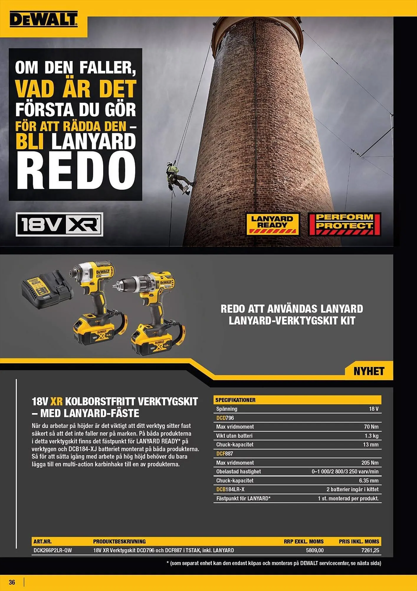 Dewalt reklamblad från 5 maj till 31 december 2023 - Reklamblad sidor 36