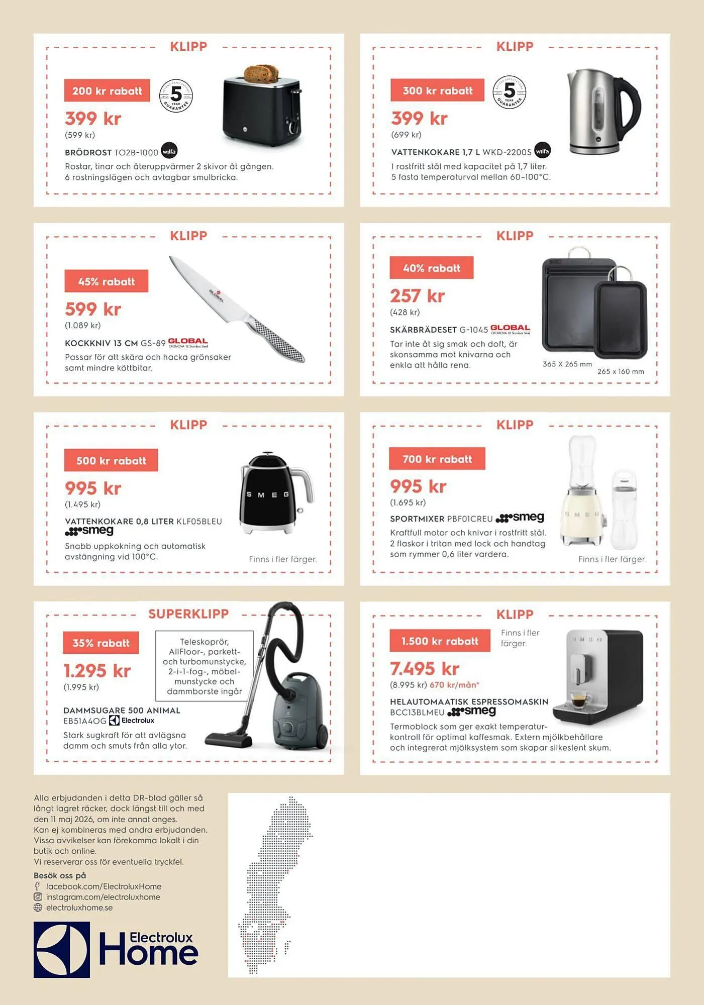 Electrolux Home reklamblad från 21 april till 12 maj 2026 - Reklamblad sidor 12