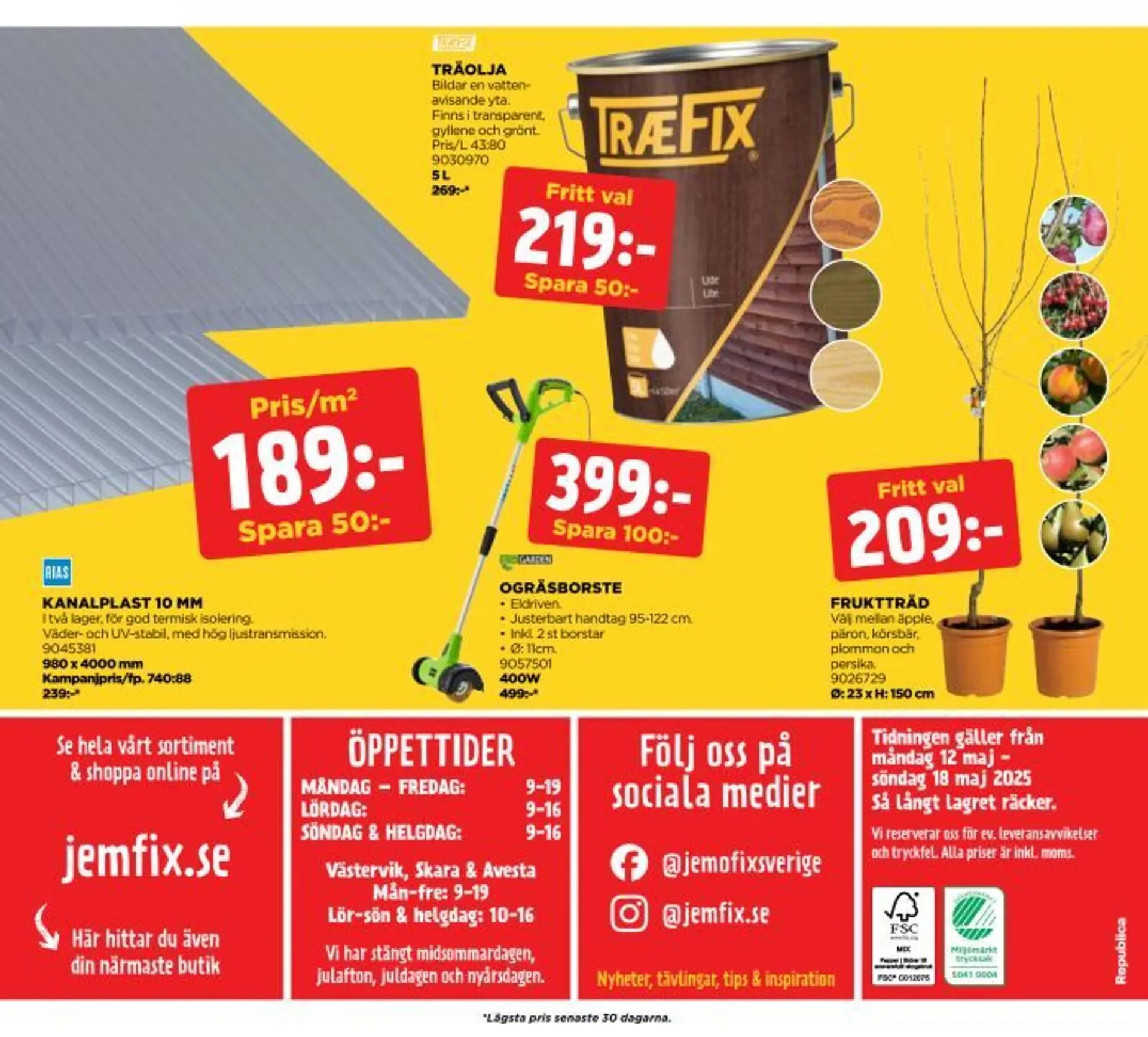 Jem&Fix reklamblad från 12 maj till 18 maj 2025 - Reklamblad sidor 20