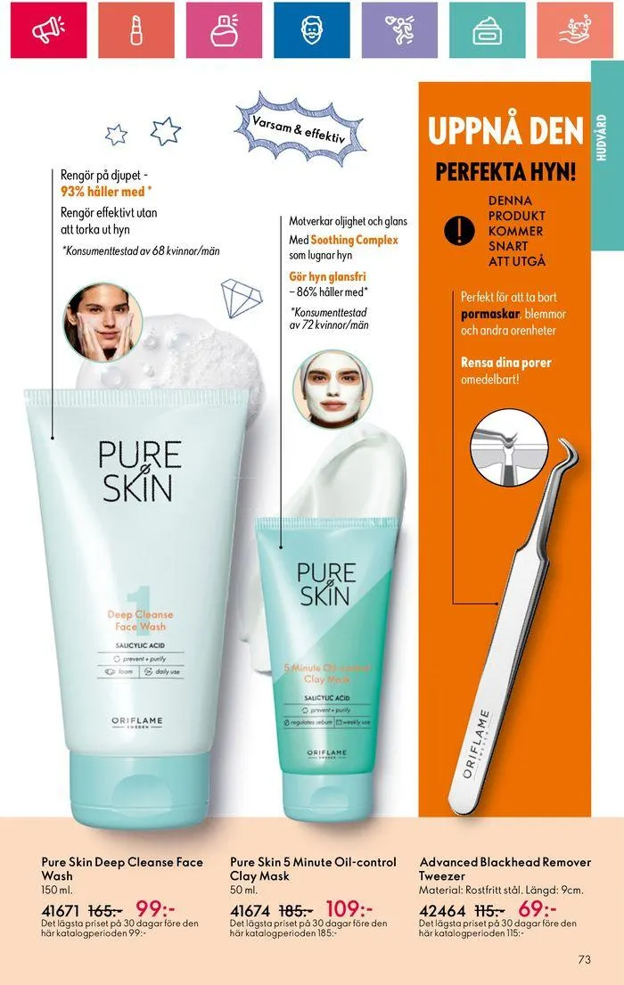 Oriflame reklamblad från 20 juni till 4 juli 2024 - Reklamblad sidor 73