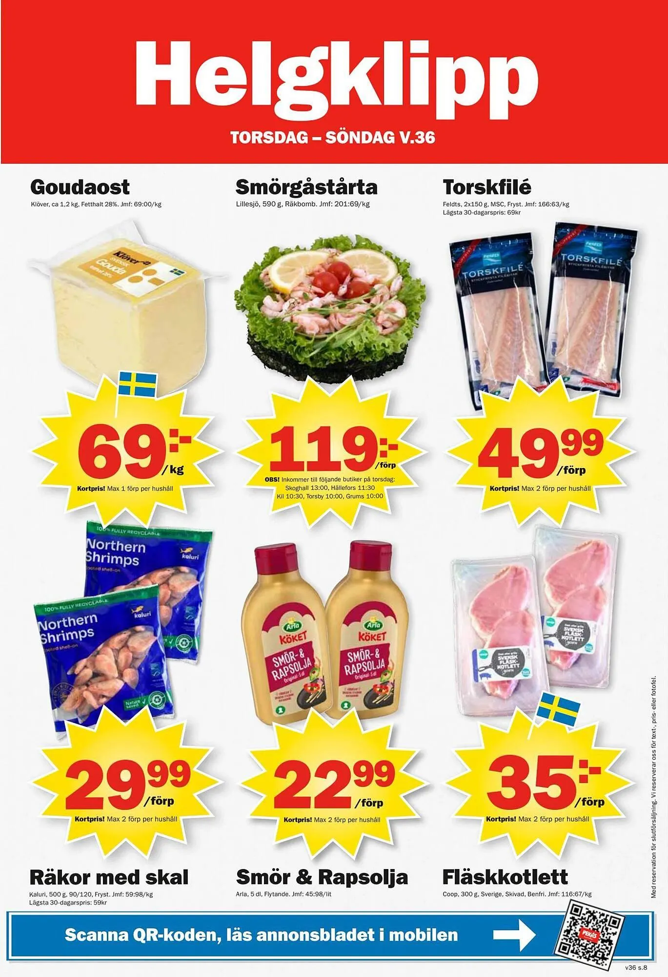 Pekås reklamblad från 1 september till 7 september 2025 - Reklamblad sidor 8