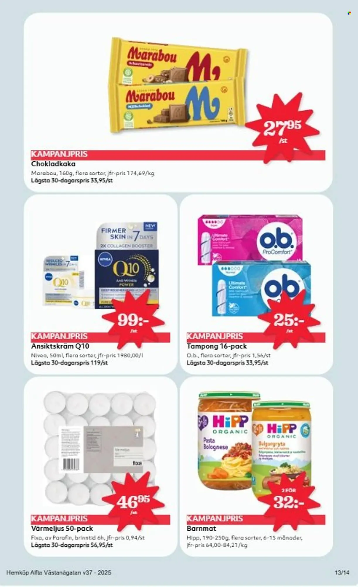 Hemköp reklamblad från 8 september till 14 september 2025 - Reklamblad sidor 13