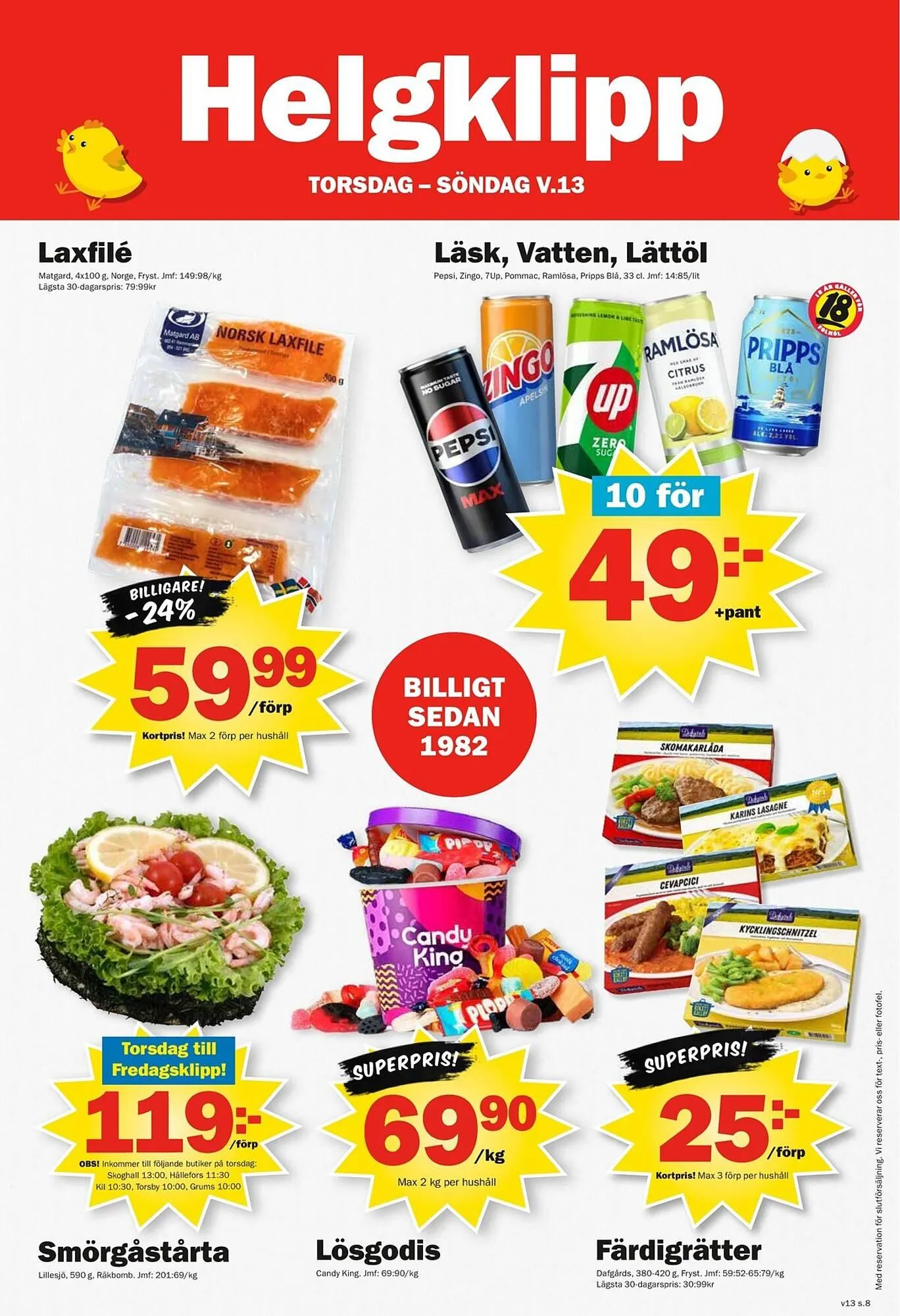 Pekås reklamblad från 23 mars till 29 mars 2026 - Reklamblad sidor 8
